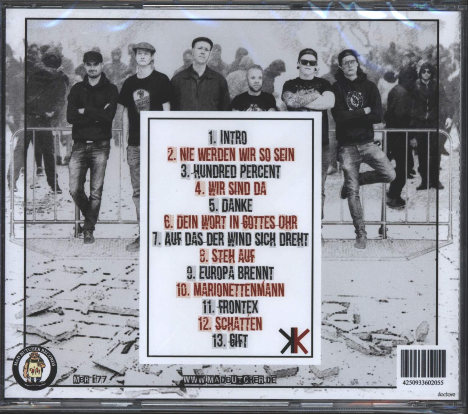 Stockkampf: Europa Brennt 2.0, 1×CD