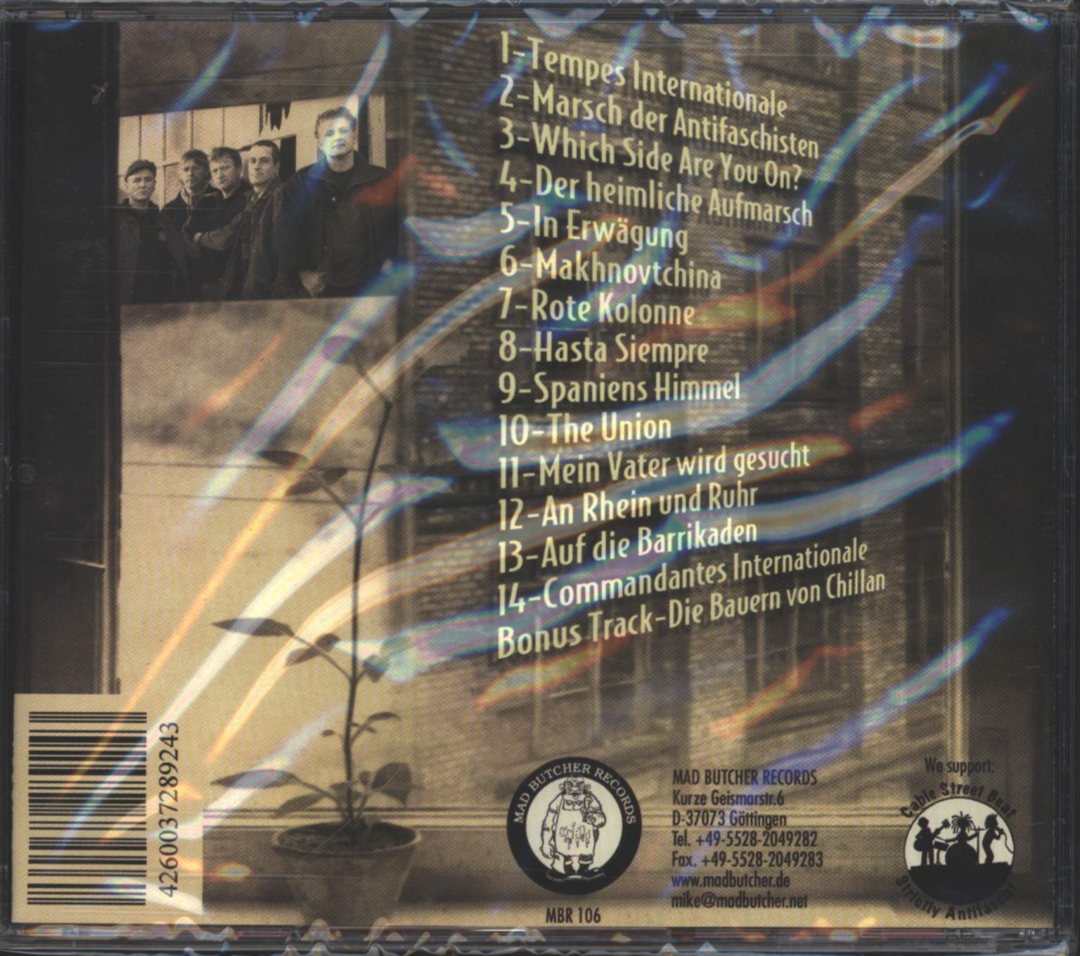 Commandantes: Für Brot Und Freiheit!, 1×CD