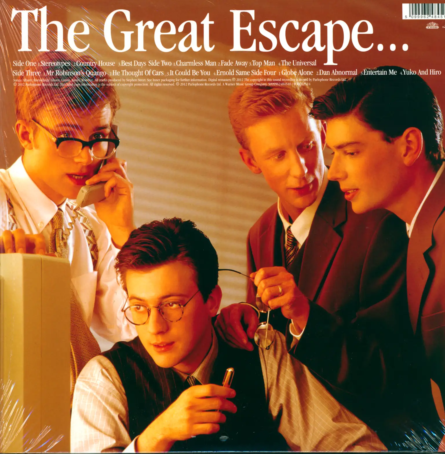 Blur: The Great Escape, 2×LP (Vinyl)
