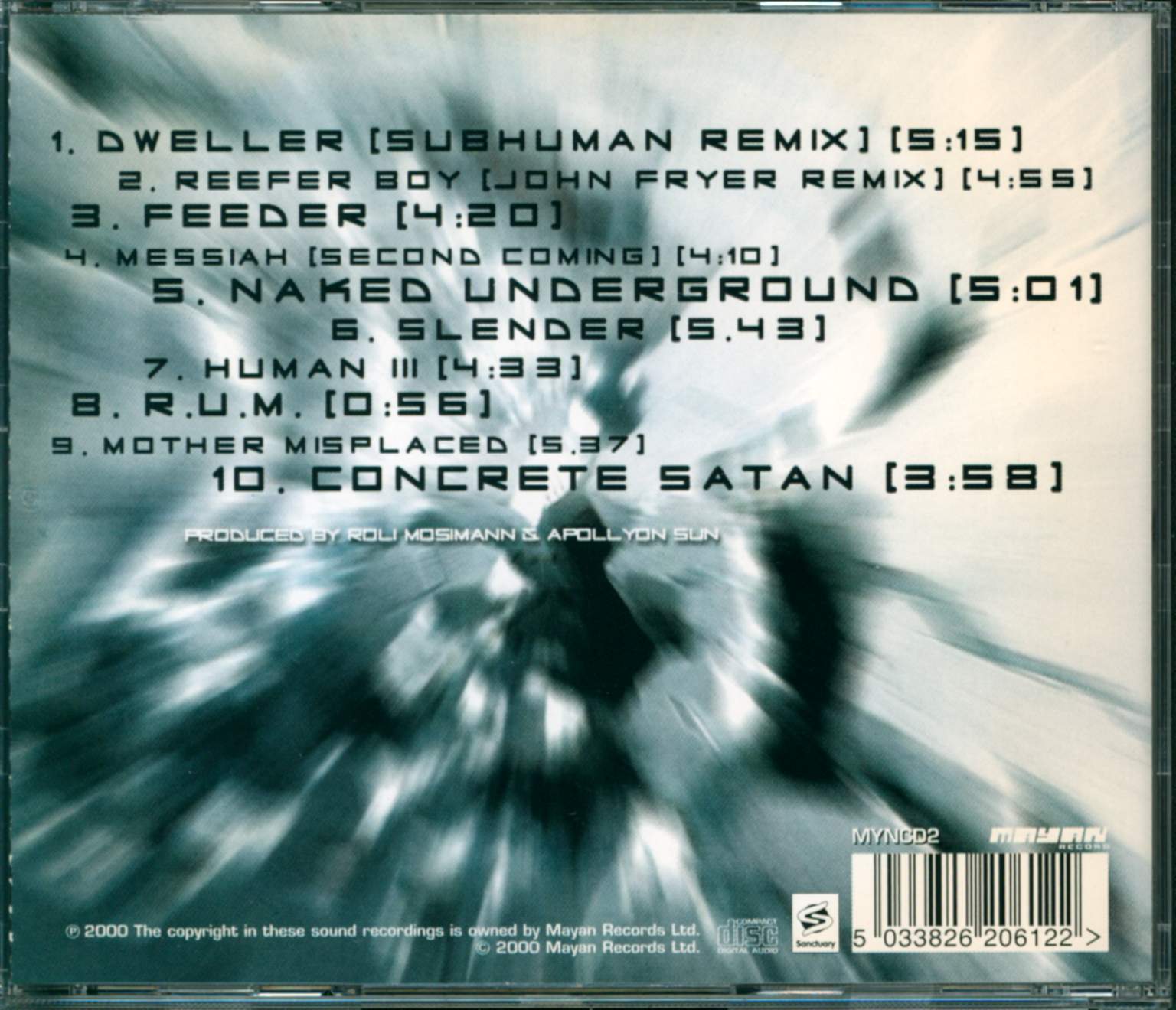 Apollyon Sun: Sub, 1×CD