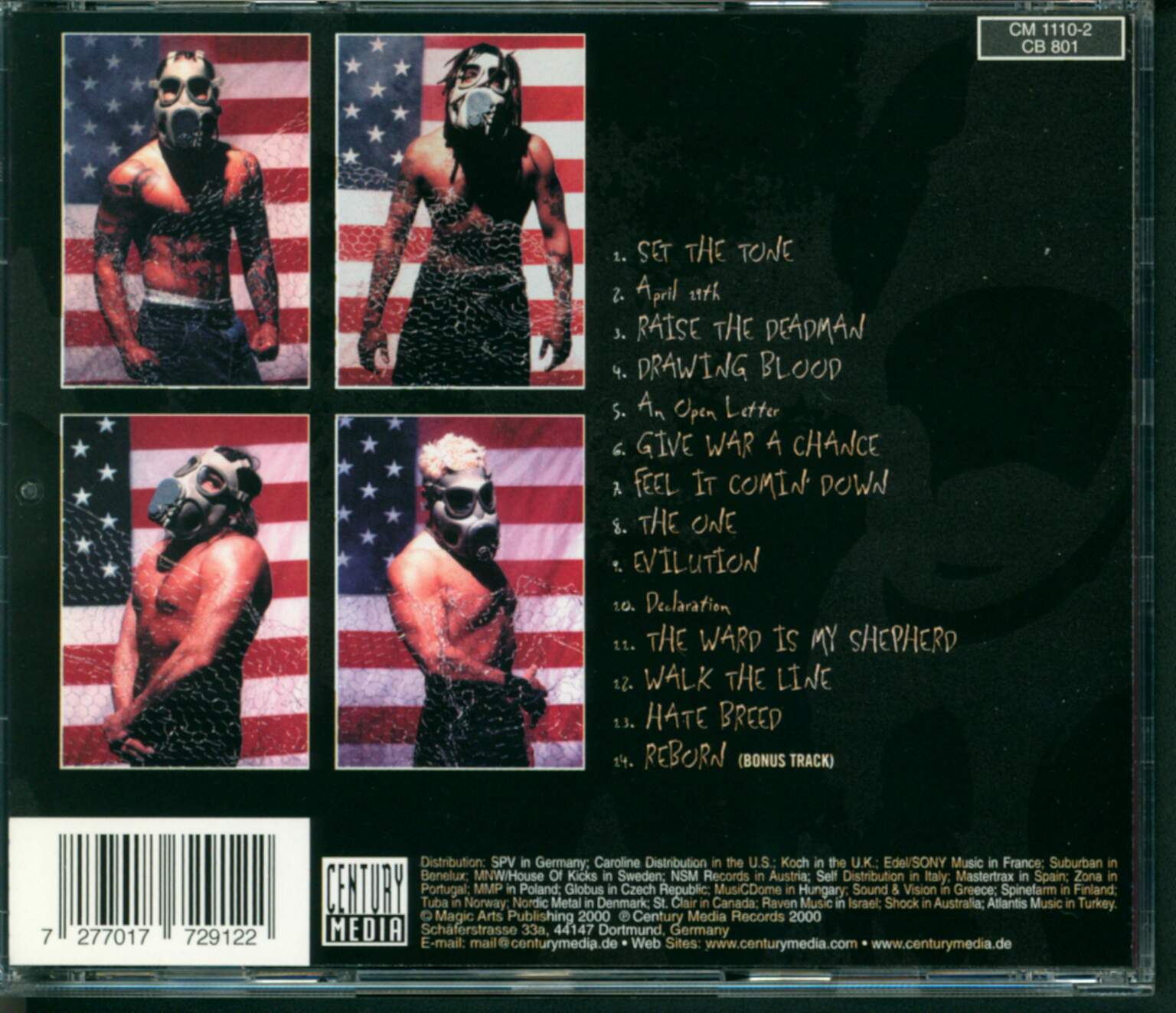 Stuck Mojo: Declaration Of A Headhunter, 1×CD
