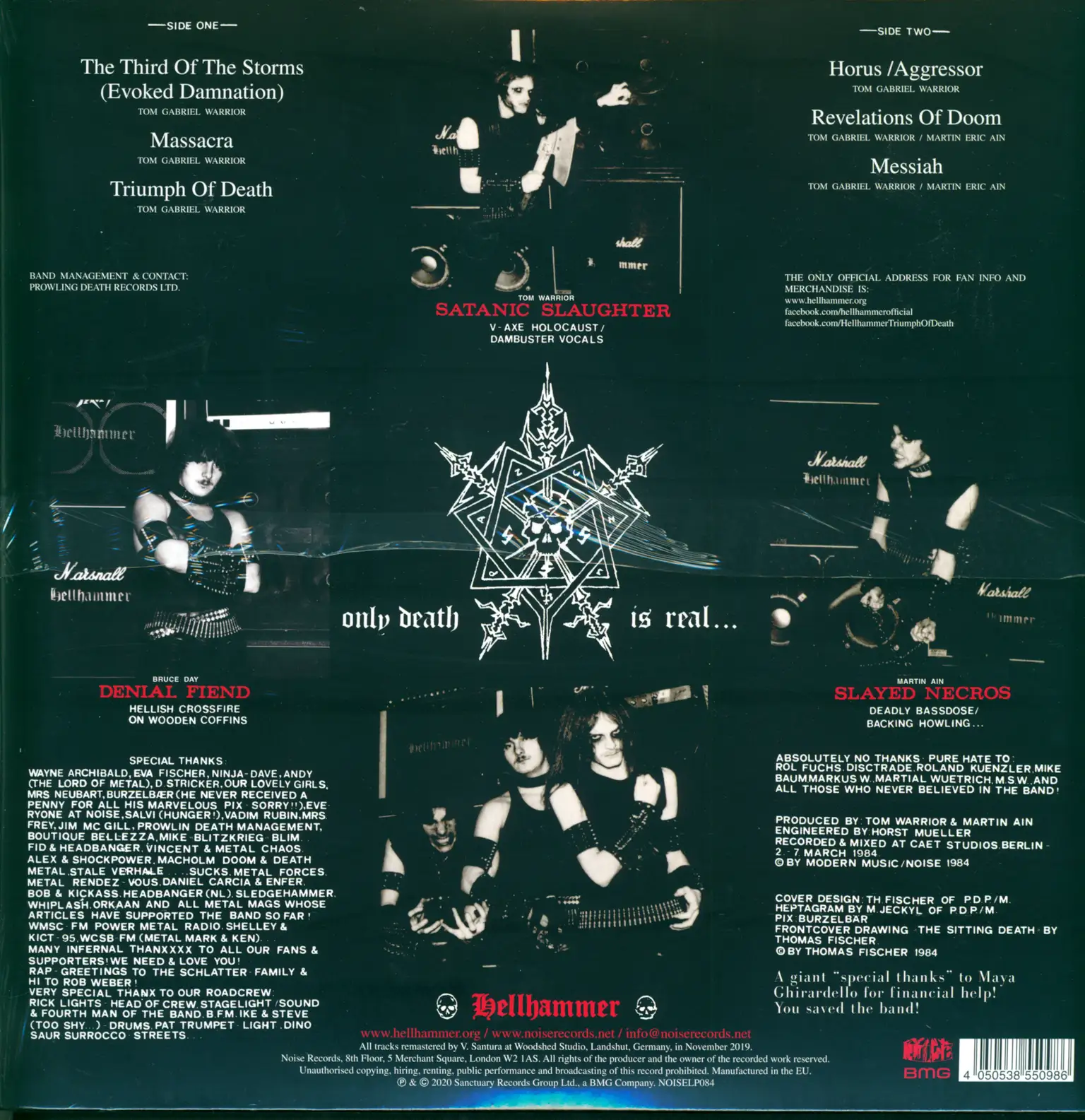 Hellhammer: Apocalyptic Raids, 1×LP (Vinyl)