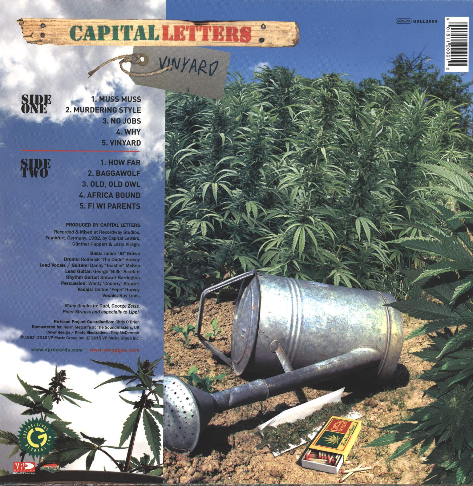 Capital Letters: Vinyard, 1×LP (Vinyl)