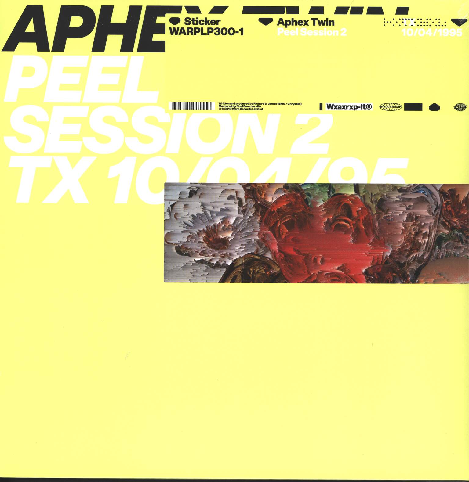Aphex Twin: Peel Session 2 TX 10/04/95, 1×LP (Vinyl)