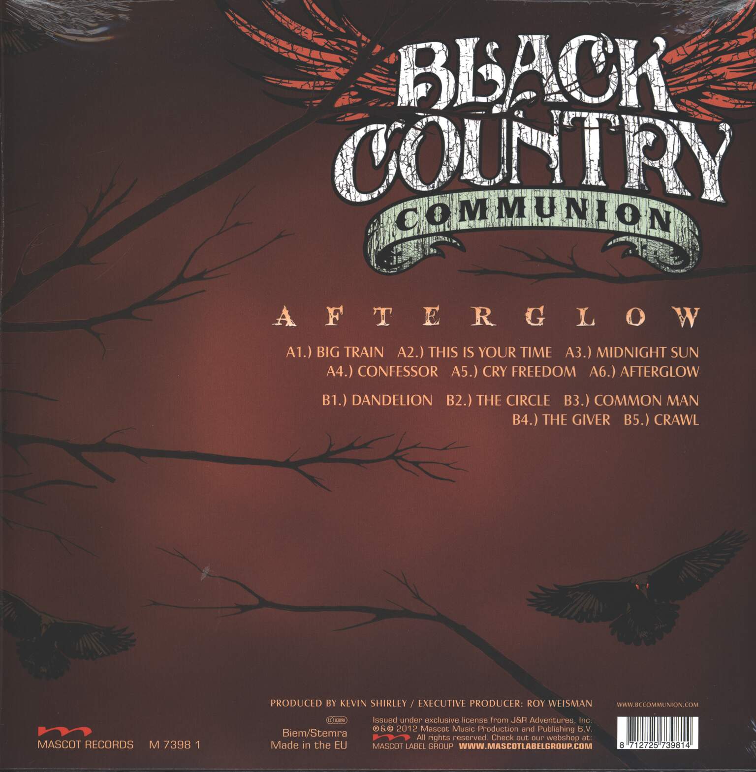 Black Country Communion: Afterglow, 1×LP (Vinyl)