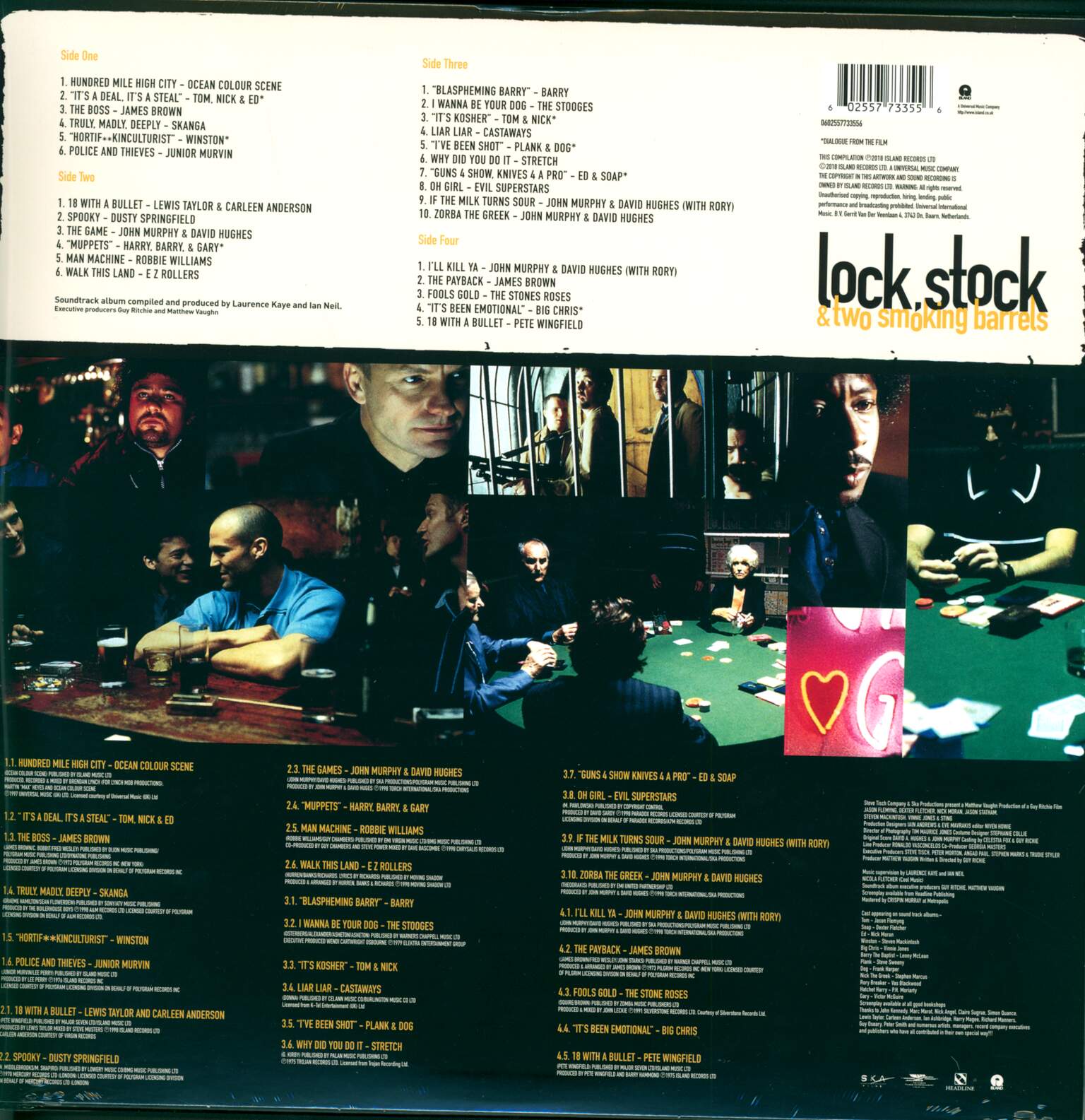 Various: Lock, Stock & Two Smoking Barrels - Original Soundtrack, 2×LP (Vinyl)