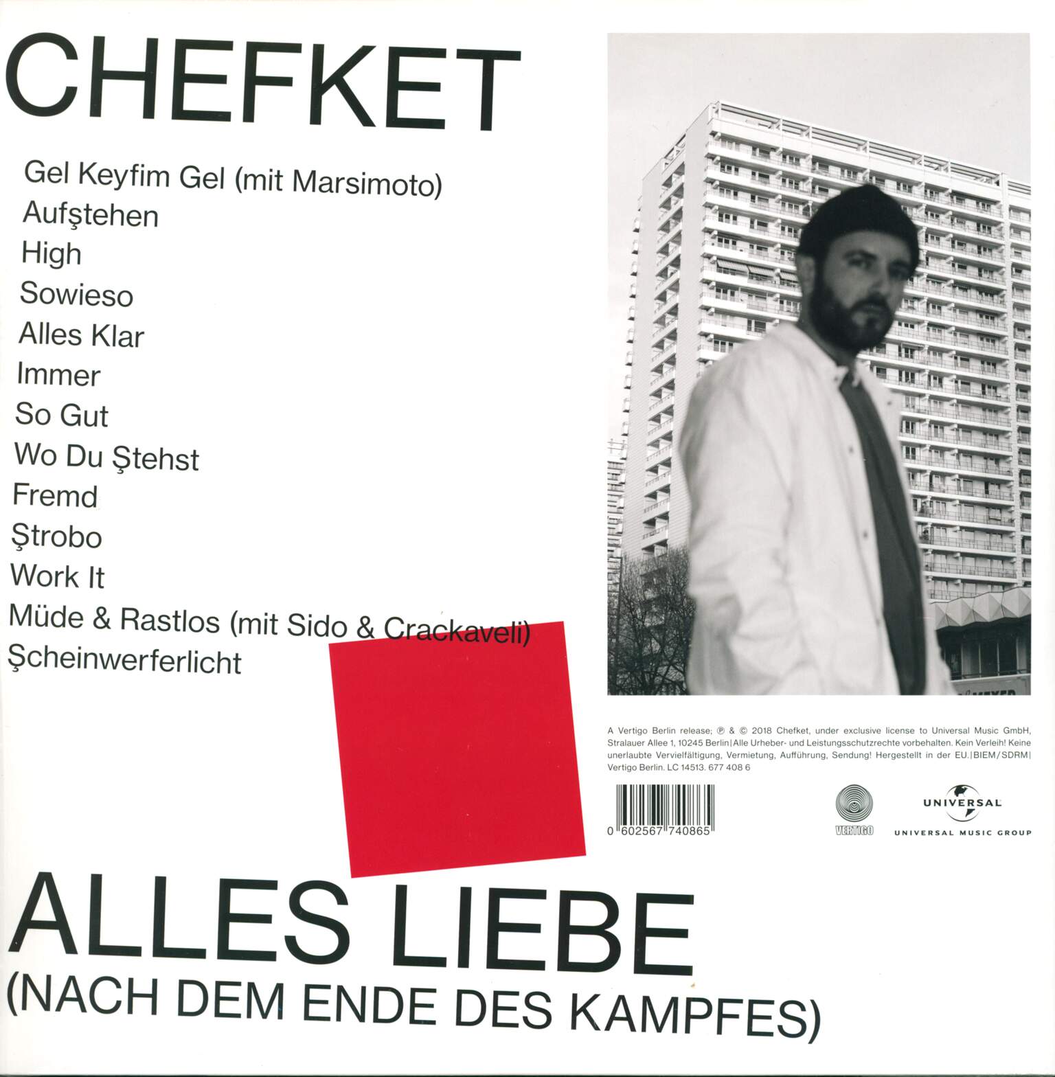 Chefket: Alles Liebe (Nach Dem Ende Des Kampfes), 2×LP (Vinyl)