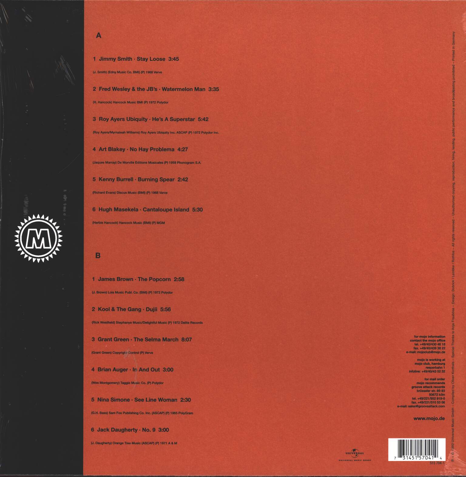 Various: Mojo Club Presents Dancefloor Jazz, 1×LP (Vinyl)