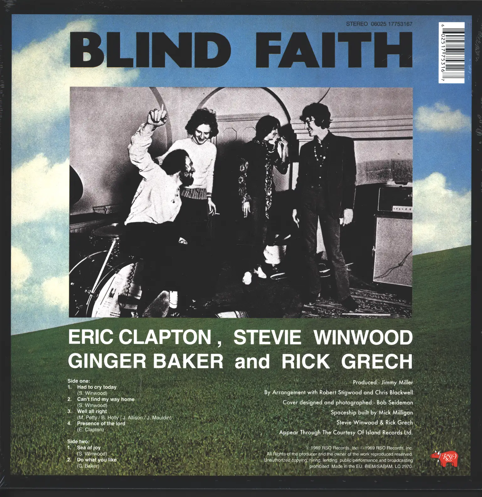 Blind Faith: Blind Faith, 1×LP (Vinyl)