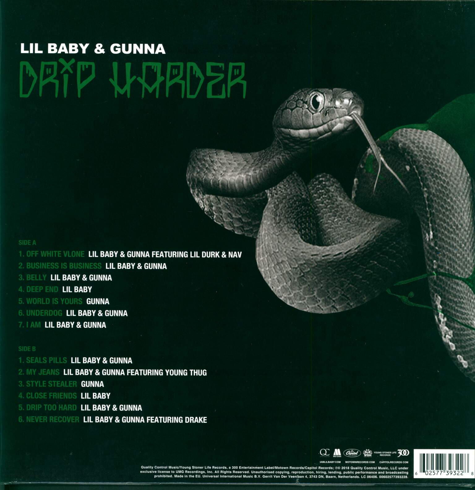 Lil Baby: Drip Harder, 1×LP (Vinyl)