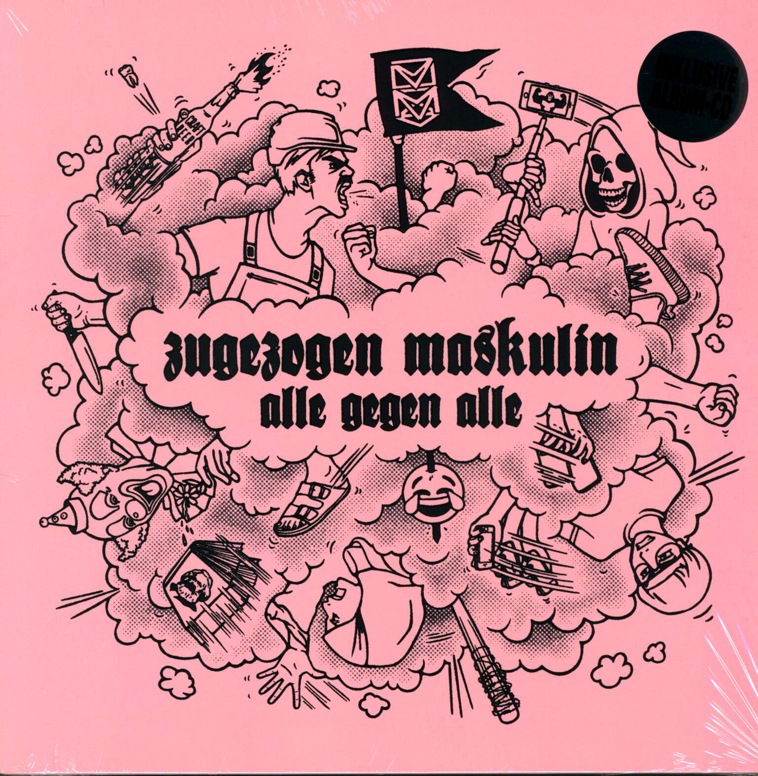Zugezogen Maskulin: Alle Gegen Alle, 1×LP (Vinyl)