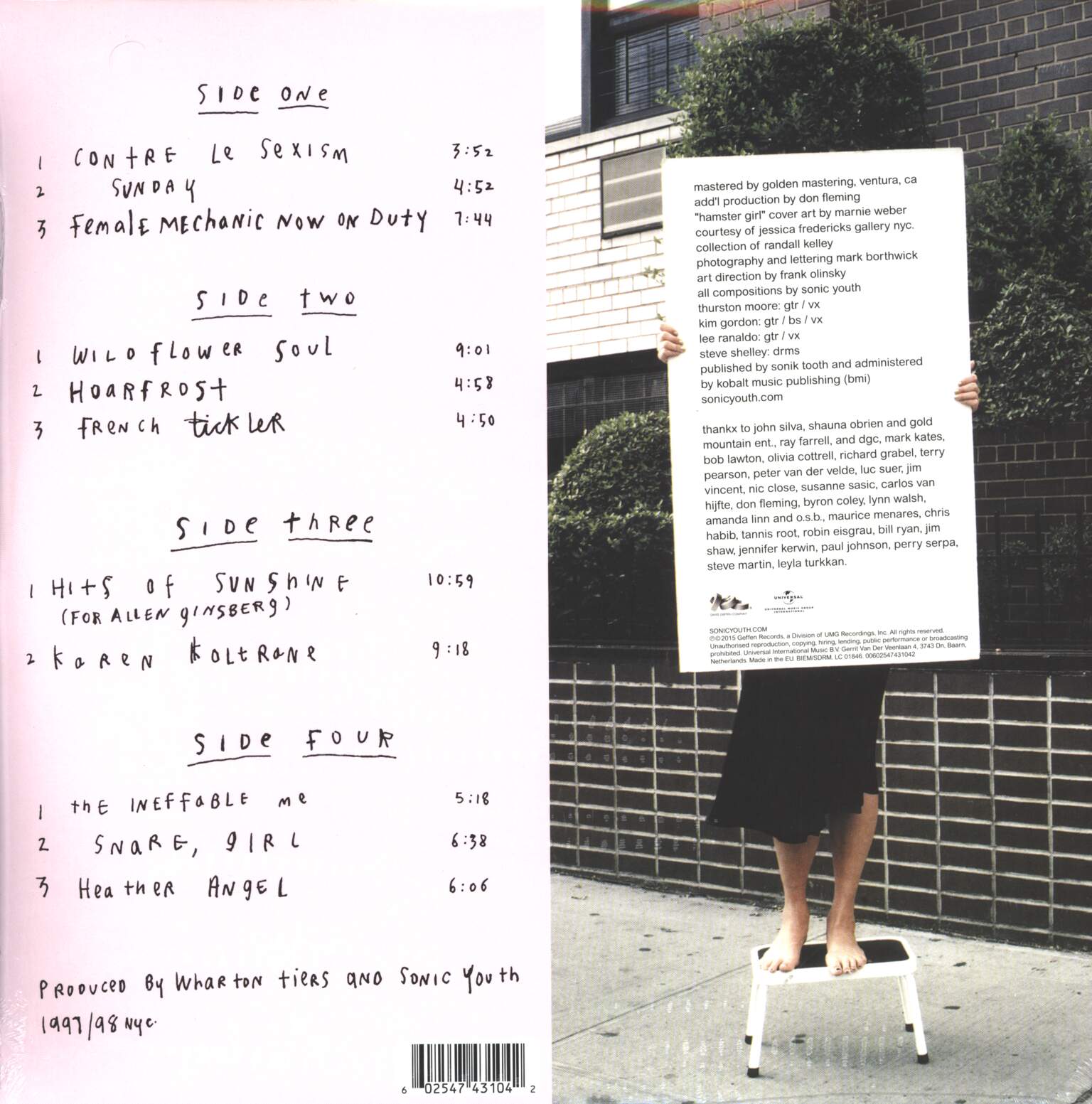 Sonic Youth: A Thousand Leaves, 2×LP (Vinyl)