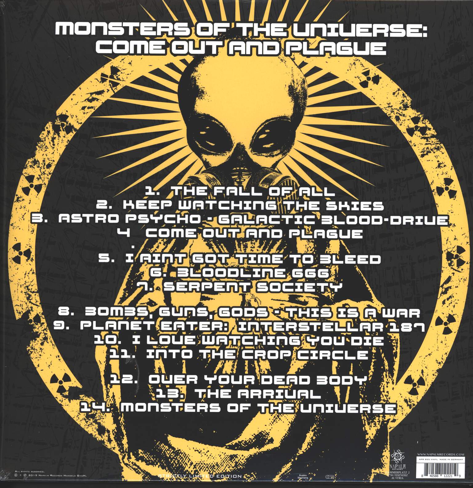 Wednesday 13: Monsters Of The Universe: Come Out And Plague, 1×LP (Vinyl)