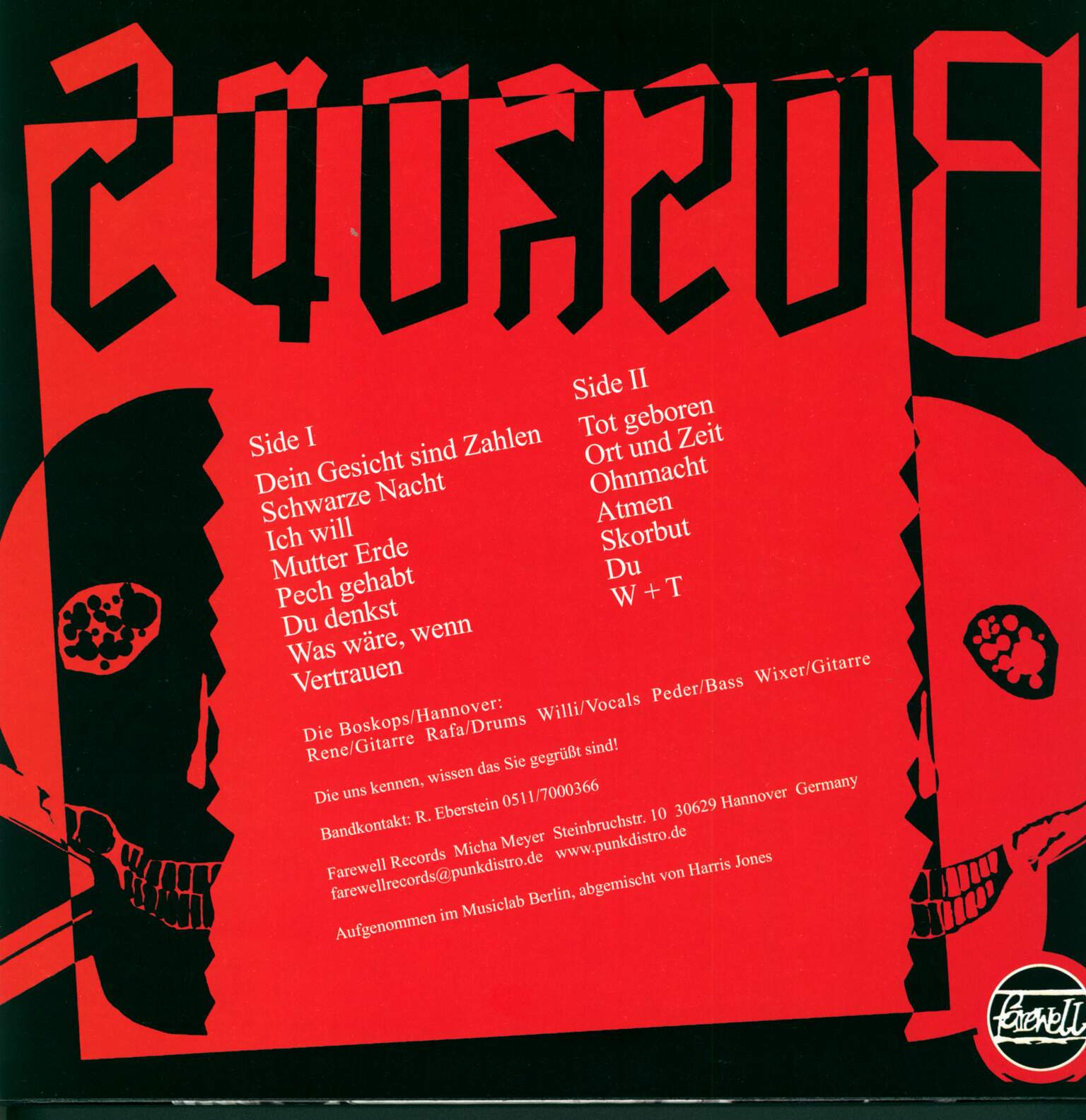 Boskops: Lauschgift, 1×LP (Vinyl)