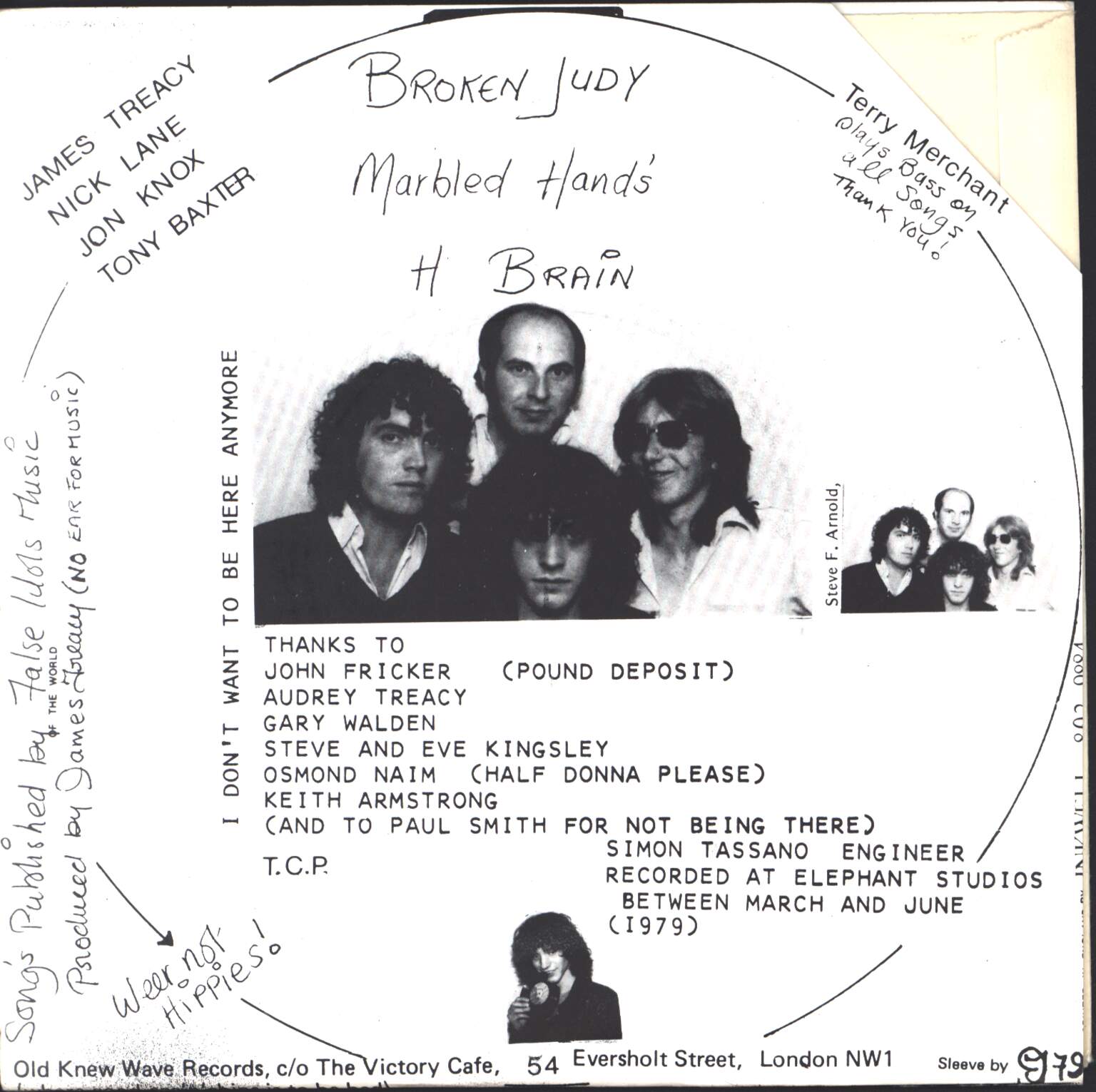False Idols: H-Brain / Broken Judy / Marbled Hands, 1×7" Single (Vinyl)