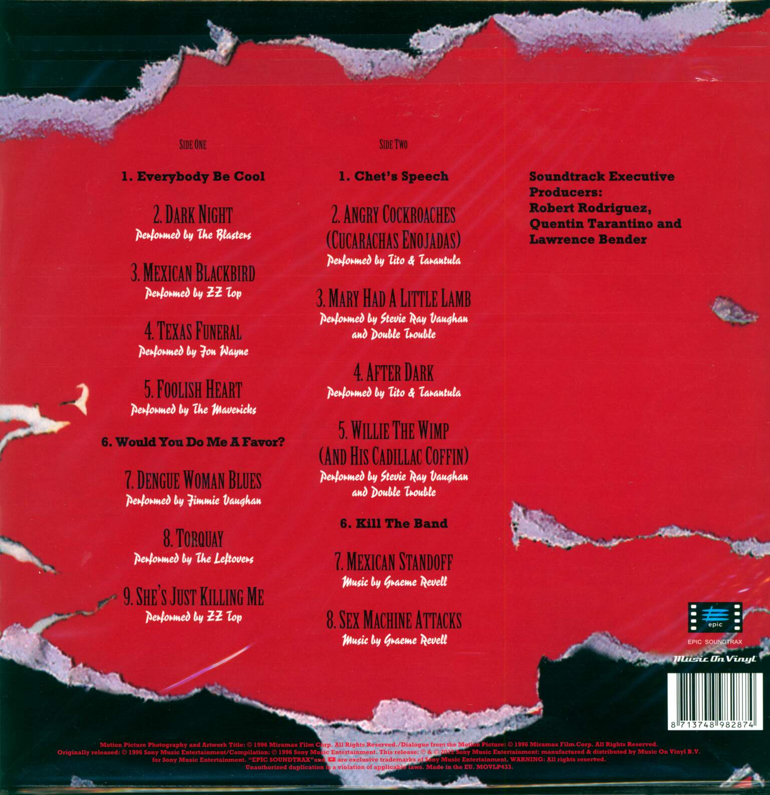 Various: From Dusk Till Dawn (Music From The Motion Picture), 1×LP (Vinyl)