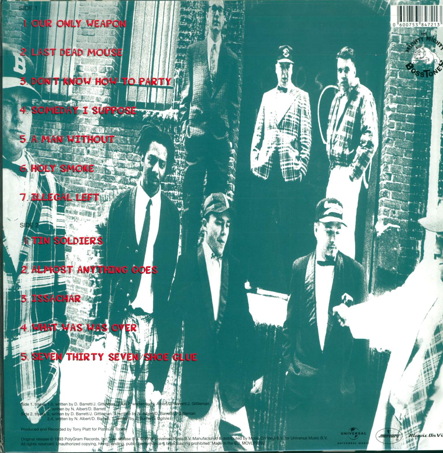The Mighty Mighty Bosstones: Don't Know How To Party, 1×LP (Vinyl)