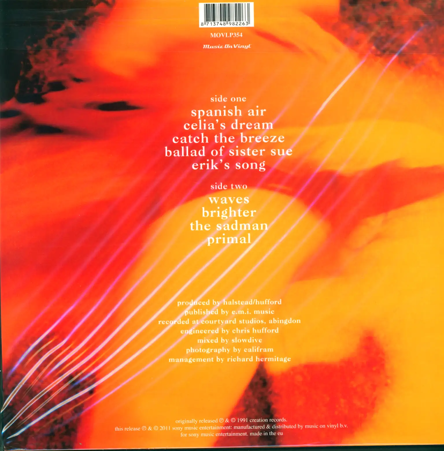 Slowdive: Just For A Day, 1×LP (Vinyl)