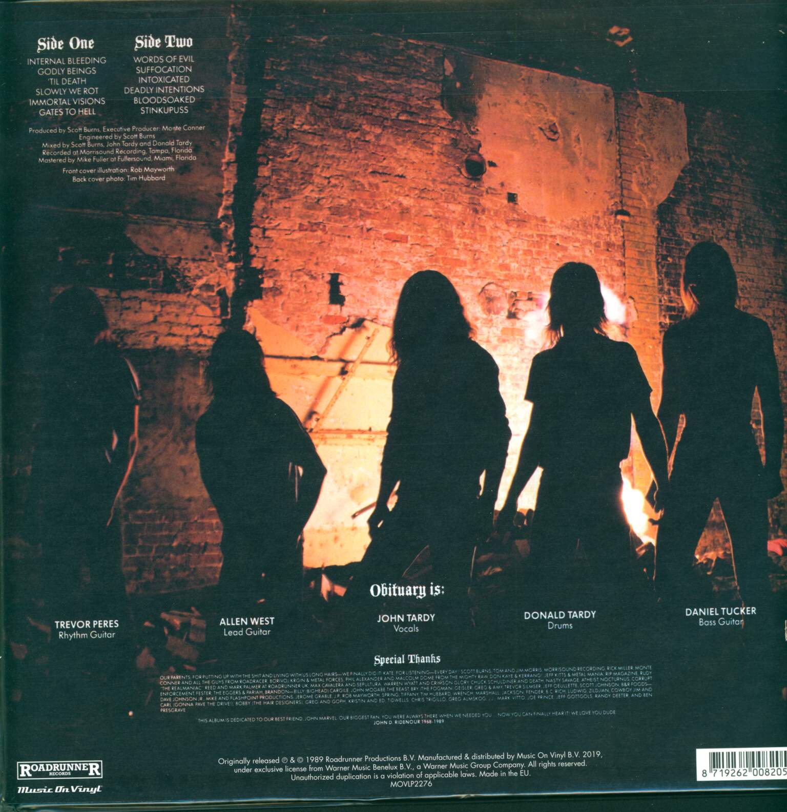 Obituary: Slowly We Rot, 1×LP (Vinyl)