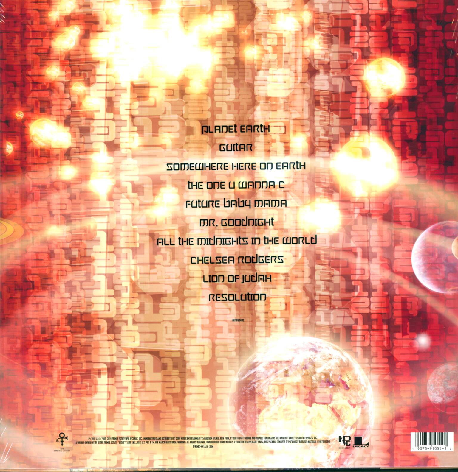 Prince: Planet Earth, 1×LP (Vinyl)