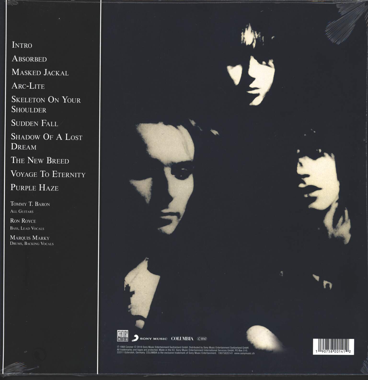 Coroner: Punishment For Decadence, 1×LP (Vinyl)