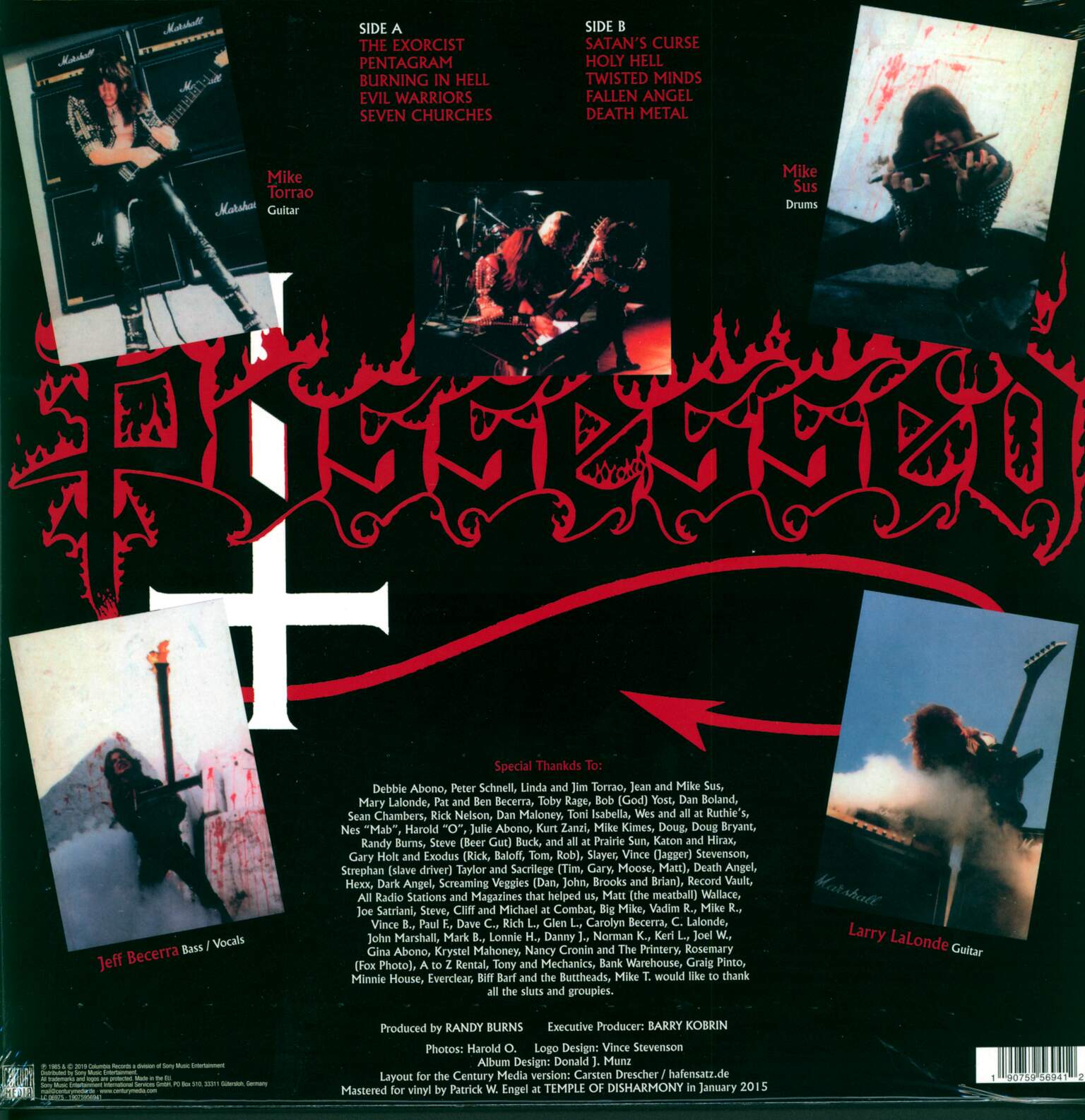 Possessed: Seven Churches, 1×LP (Vinyl)
