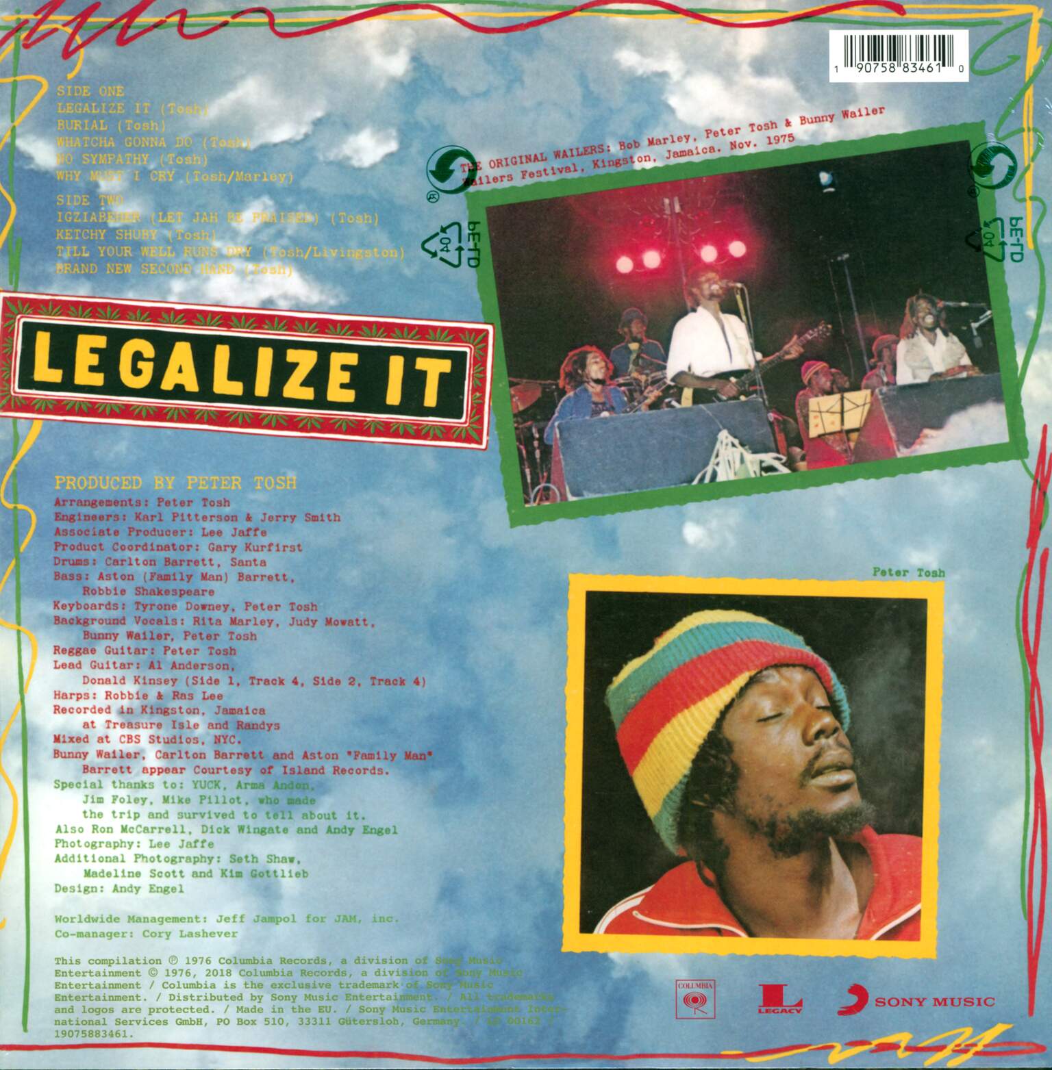 Peter Tosh: Legalize It, 1×LP (Vinyl), 1×LP (Vinyl)