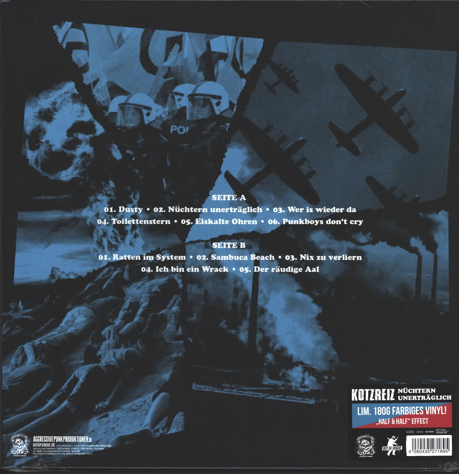 Kotzreiz: Nüchtern Unerträglich, 1×LP (Vinyl)