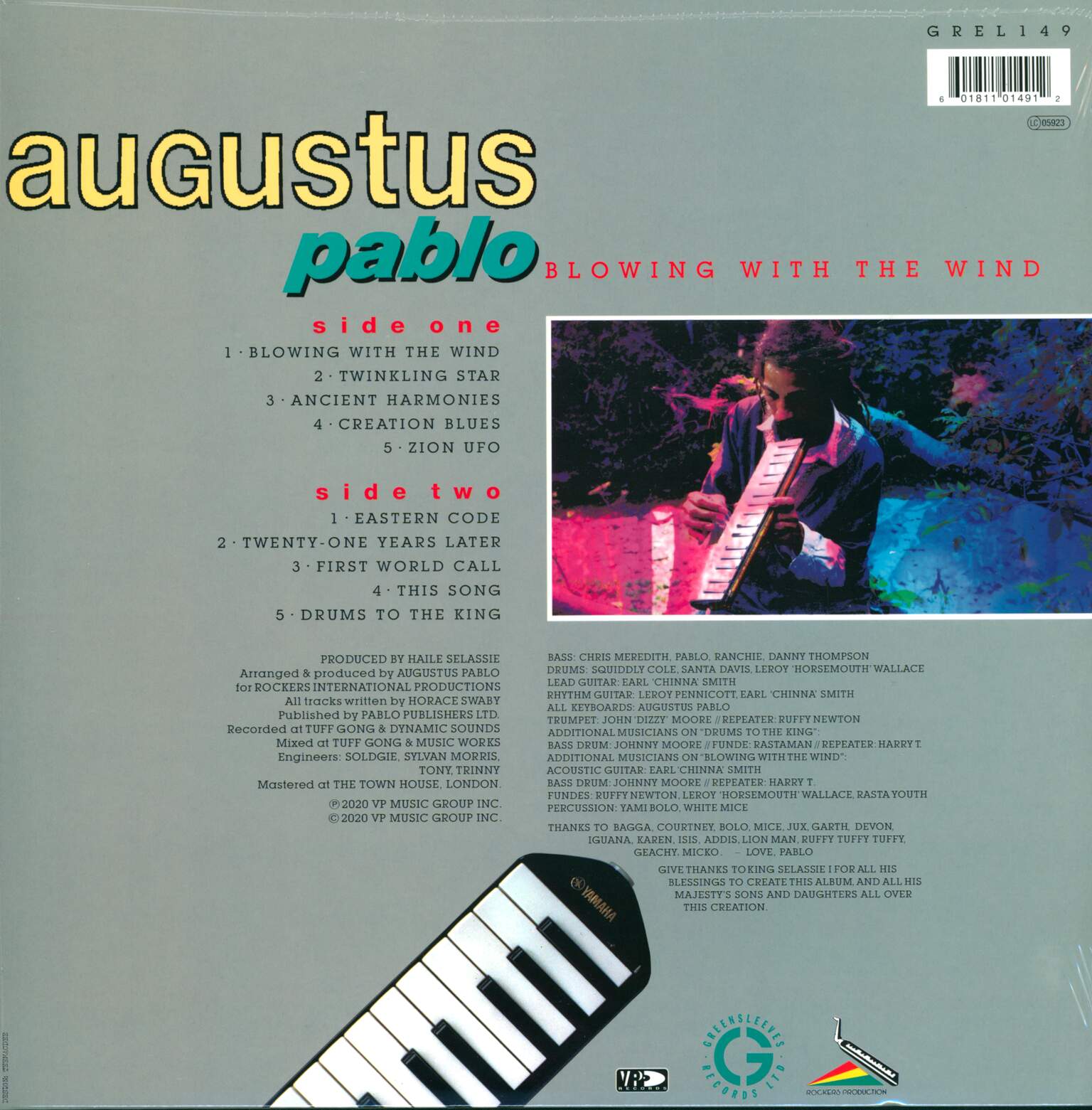 Augustus Pablo: Blowing With The Wind, LP (Vinyl)
