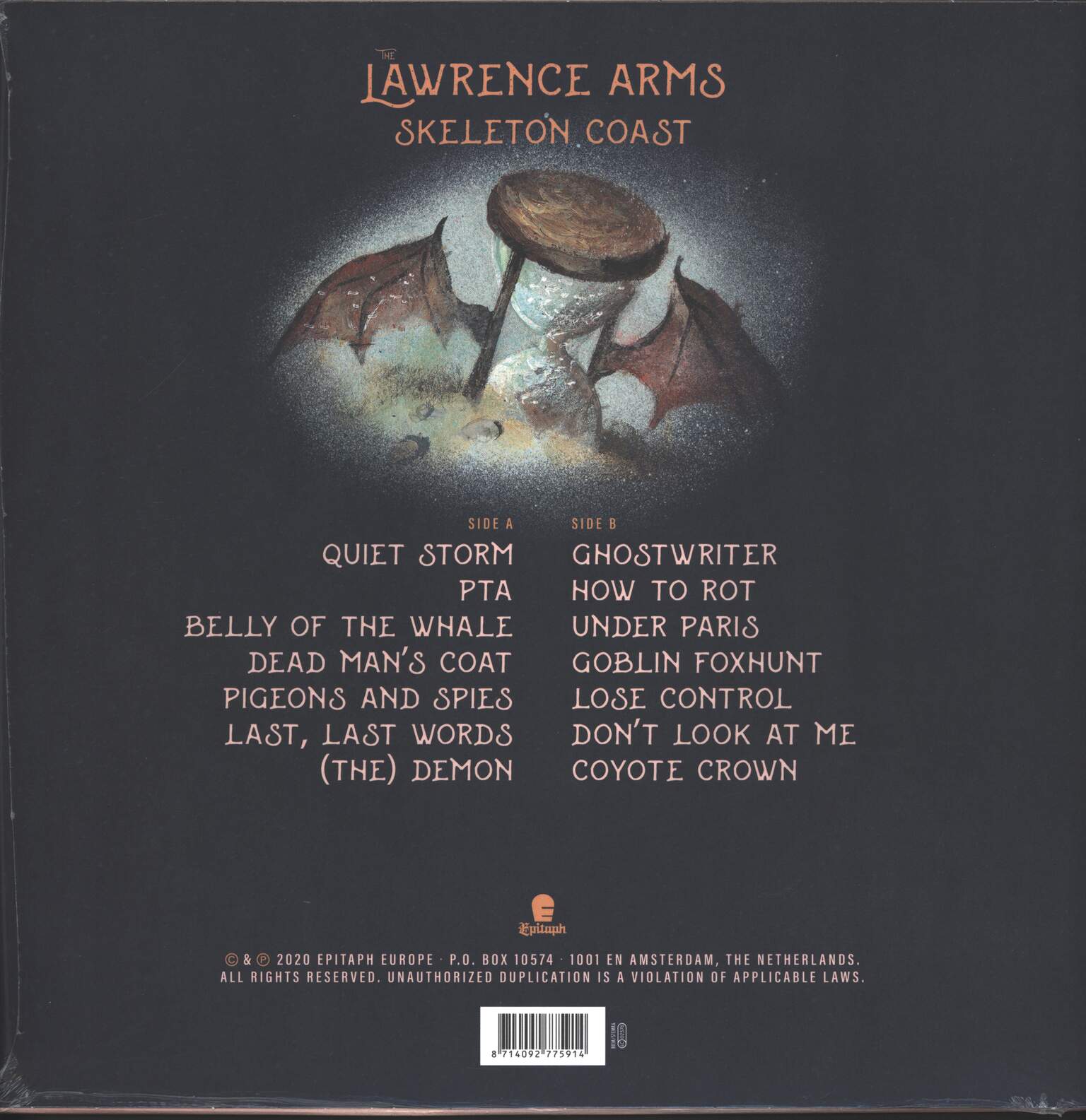 The Lawrence Arms: Skeleton Coast, 1×LP (Vinyl)