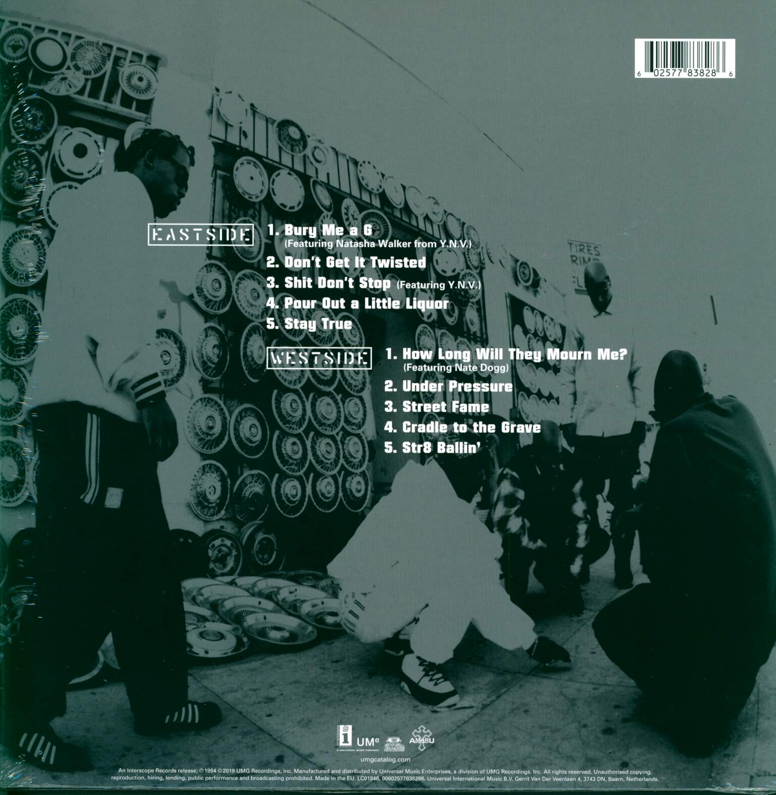Thug Life: Volume 1, 1×LP (Vinyl)