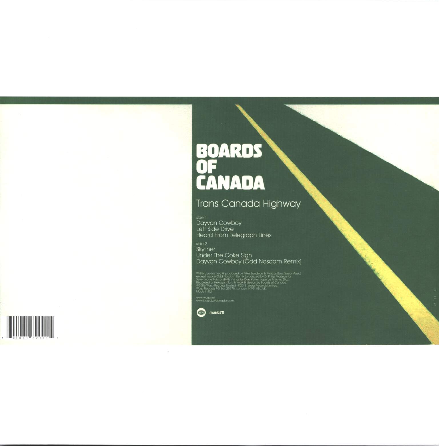 Boards Of Canada: Trans Canada Highway, 1×LP (Vinyl)