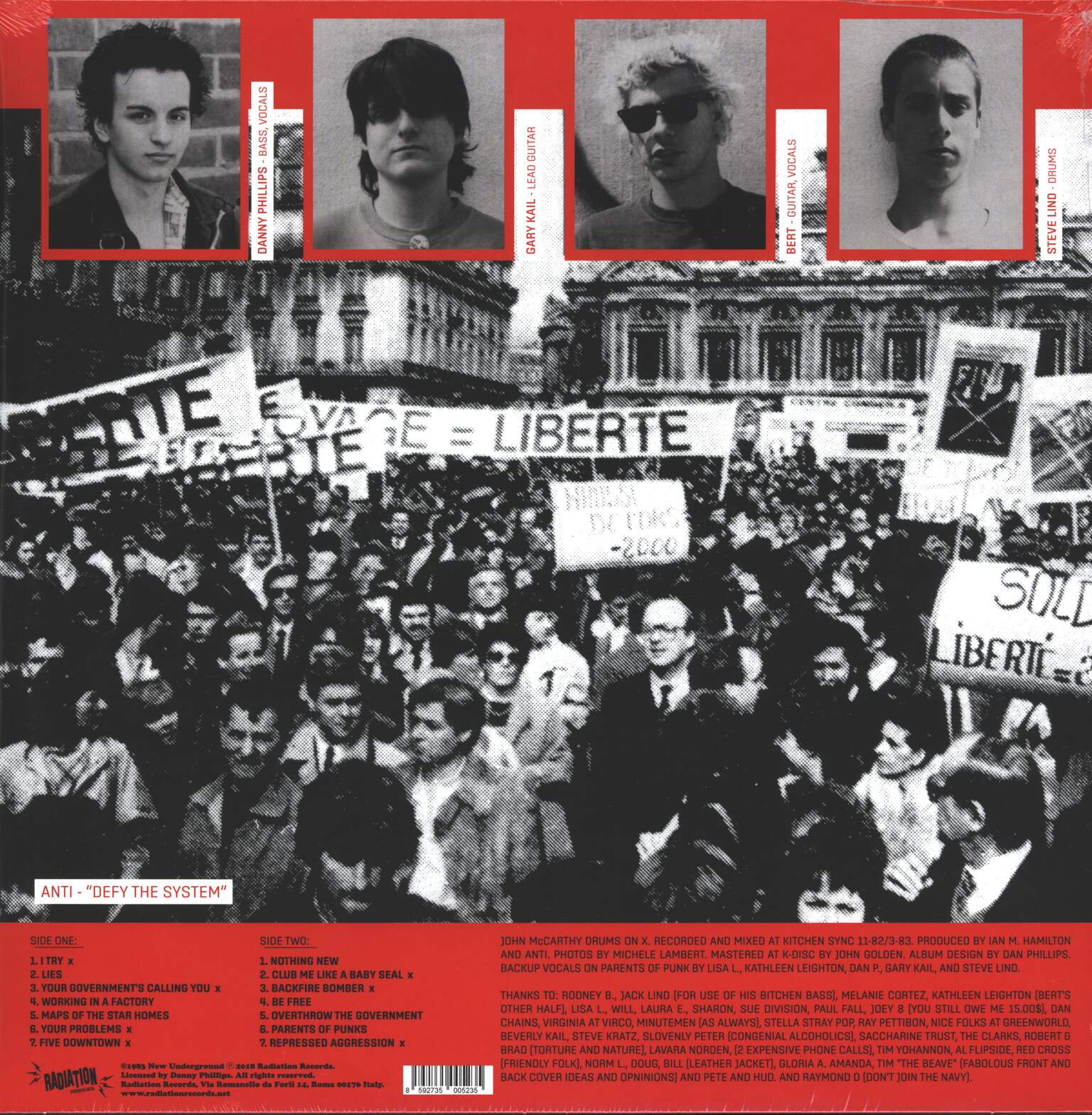 Anti: Defy The System, 1×LP (Vinyl)