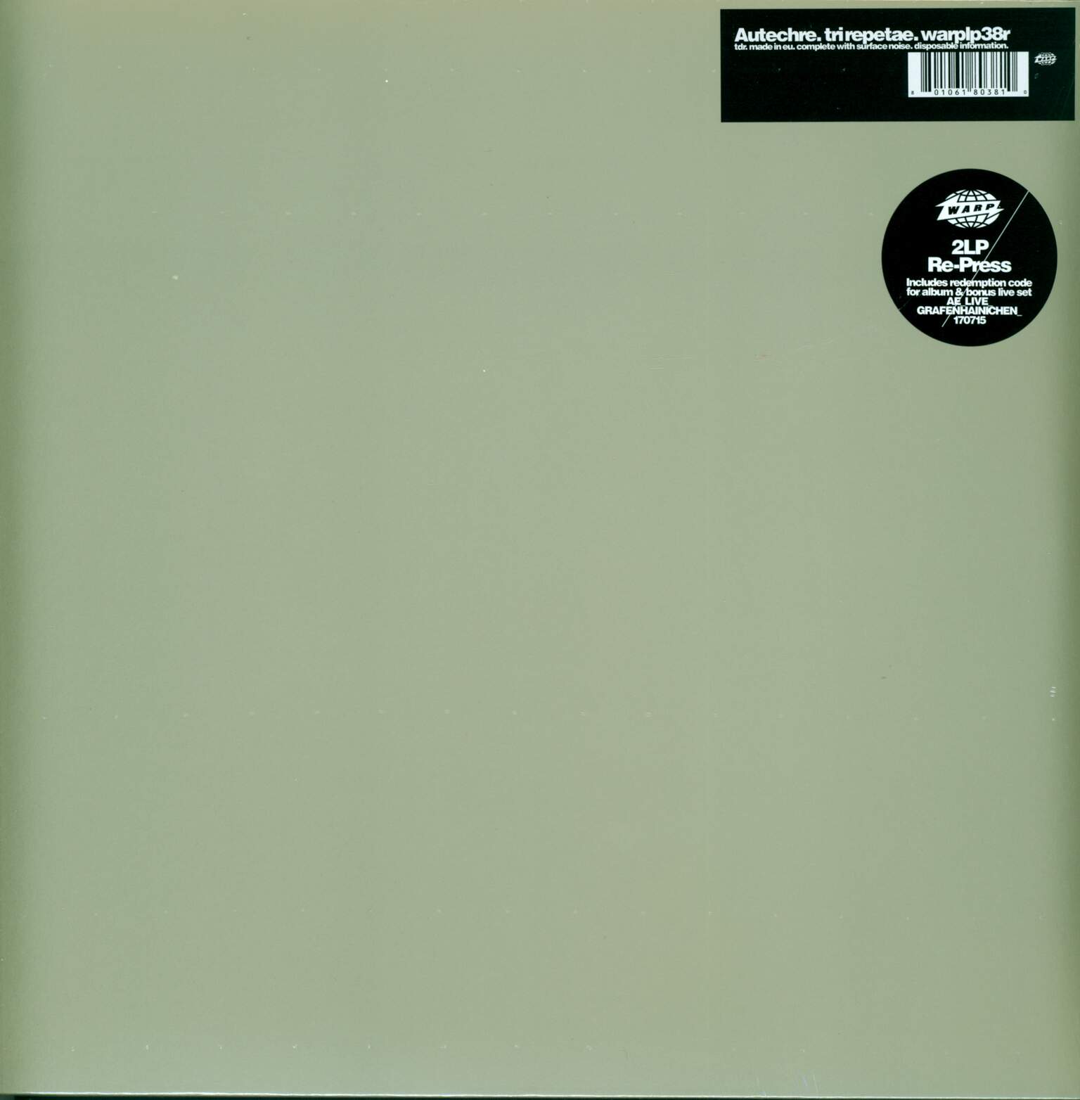 Autechre: Tri Repetae, 2×LP (Vinyl)