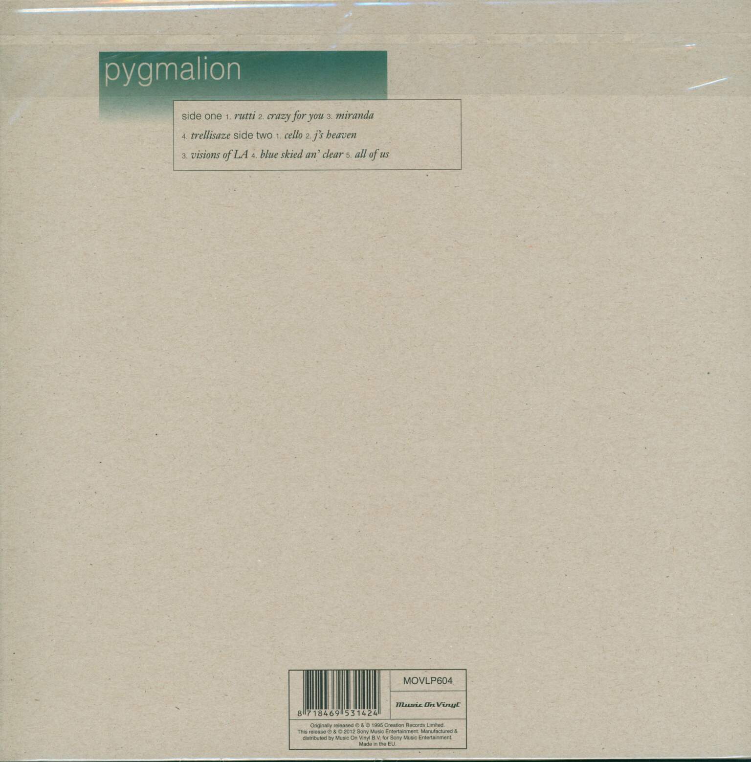 Slowdive: Pygmalion, 1×LP (Vinyl)