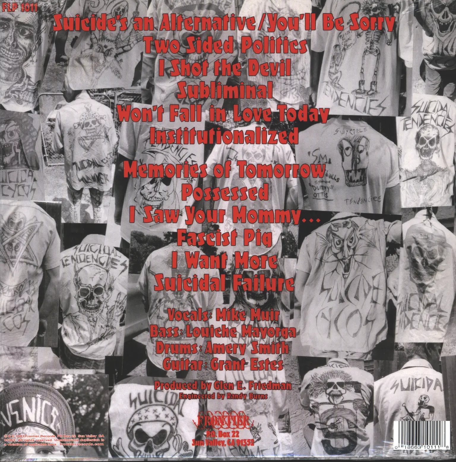 Suicidal Tendencies: Suicidal Tendencies, LP (Vinyl)