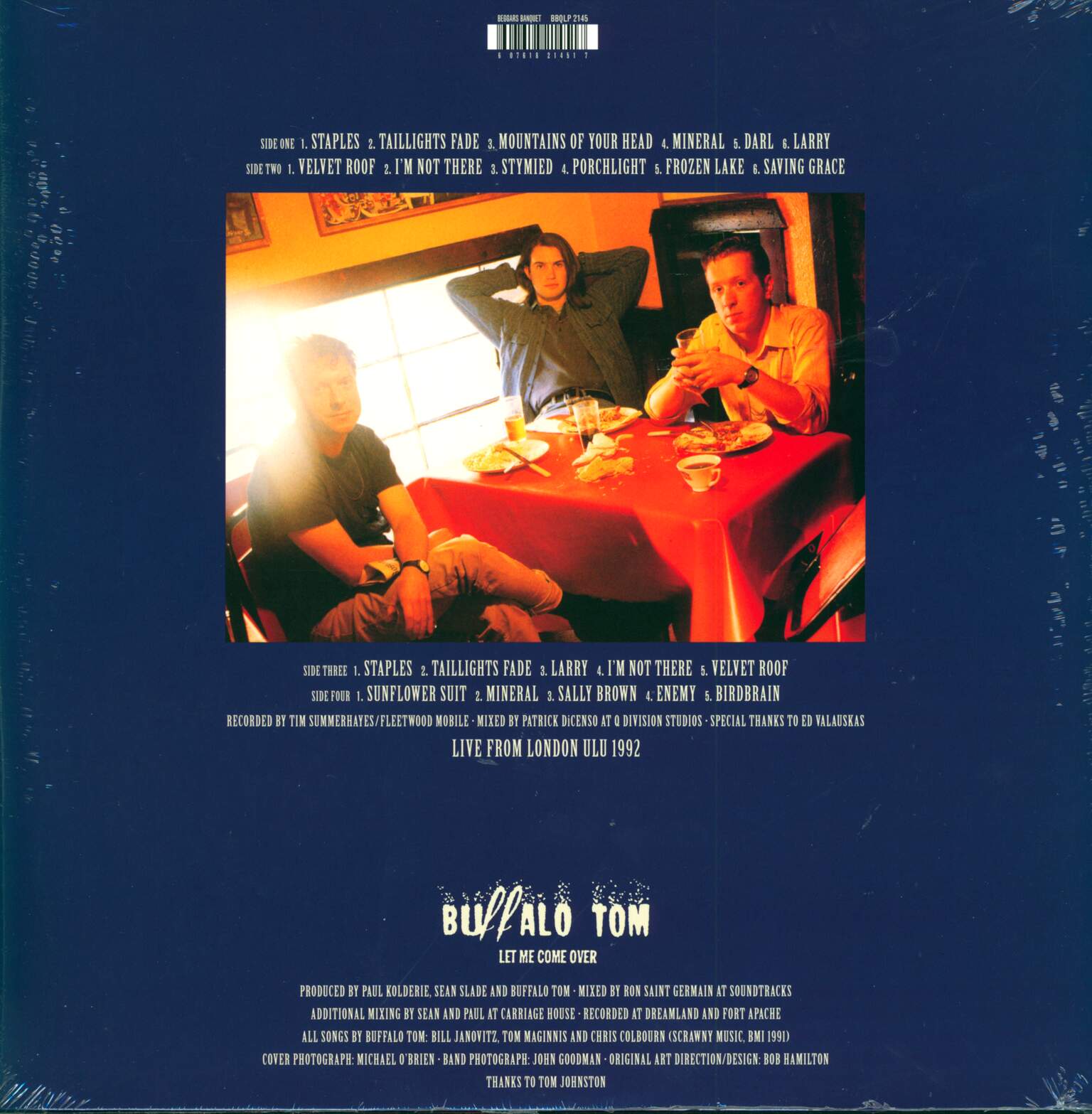 Buffalo Tom: Let Me Come Over (25th Anniversary Edition), 1×LP (Vinyl), 1×LP (Vinyl)