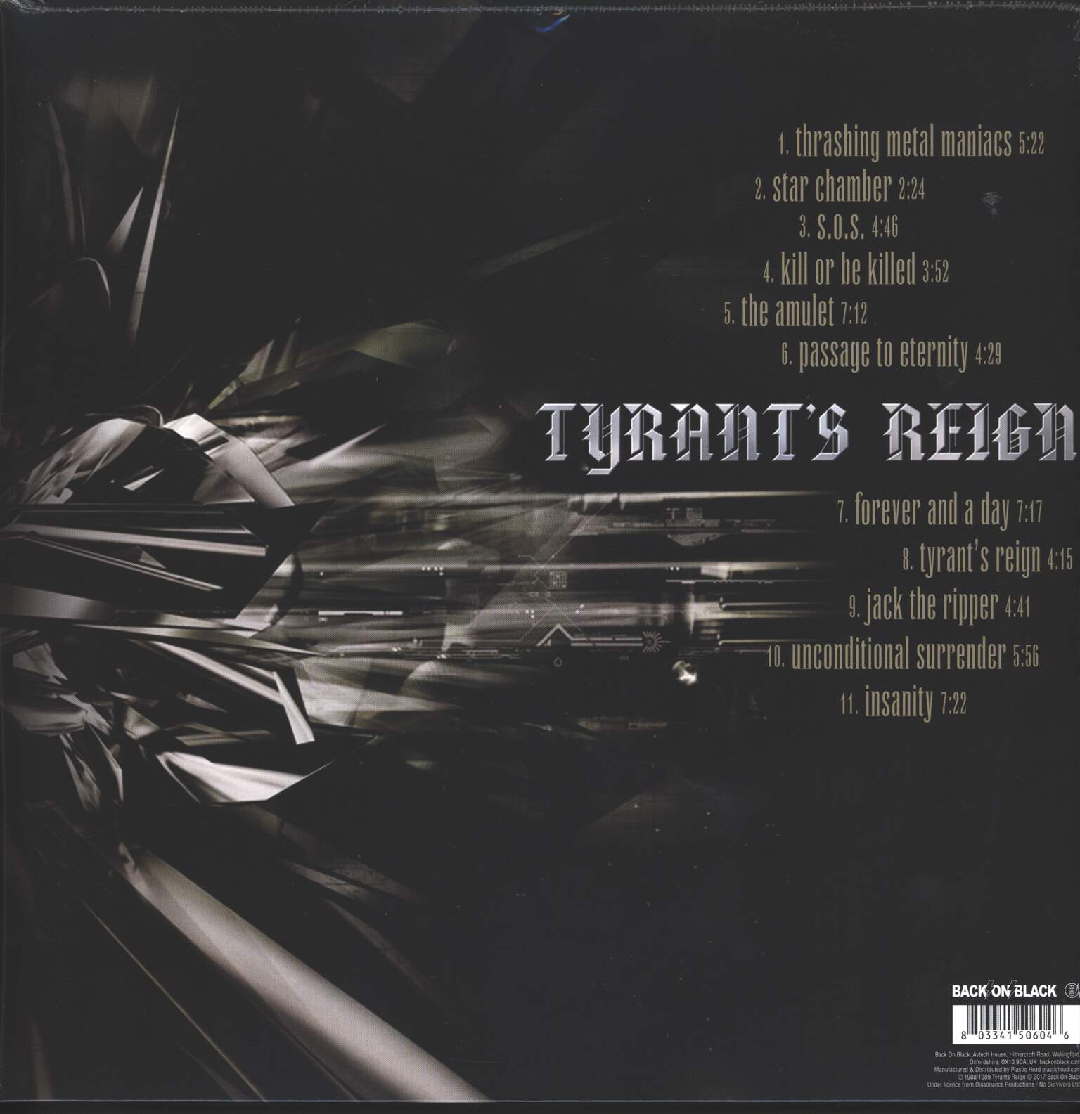 Tyrant's Reign: Fragments In Time, 2×LP (Vinyl)