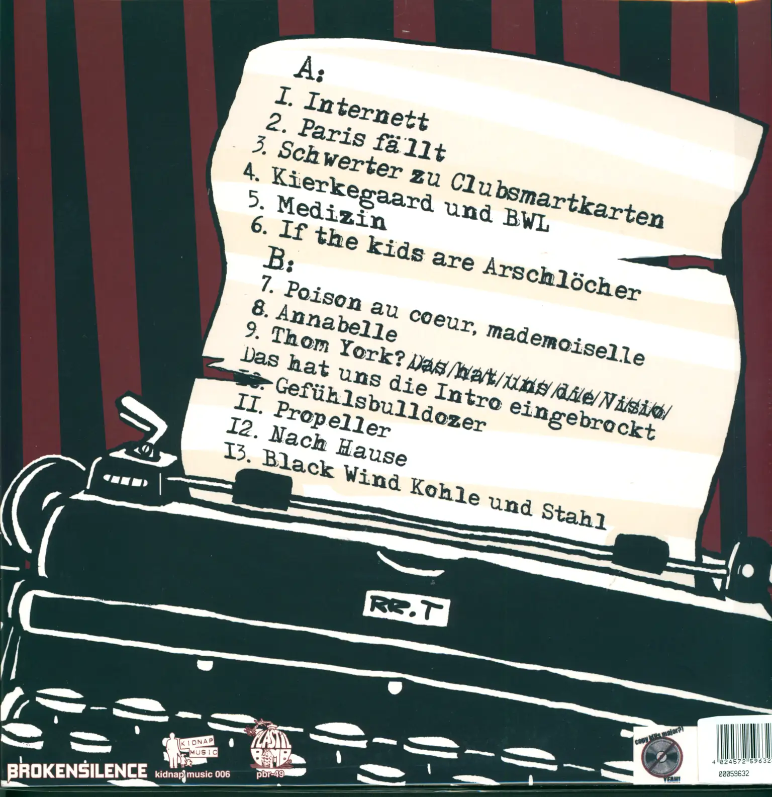 Pascow: Geschichten, Die Einer Schrieb..., 1×LP (Vinyl)