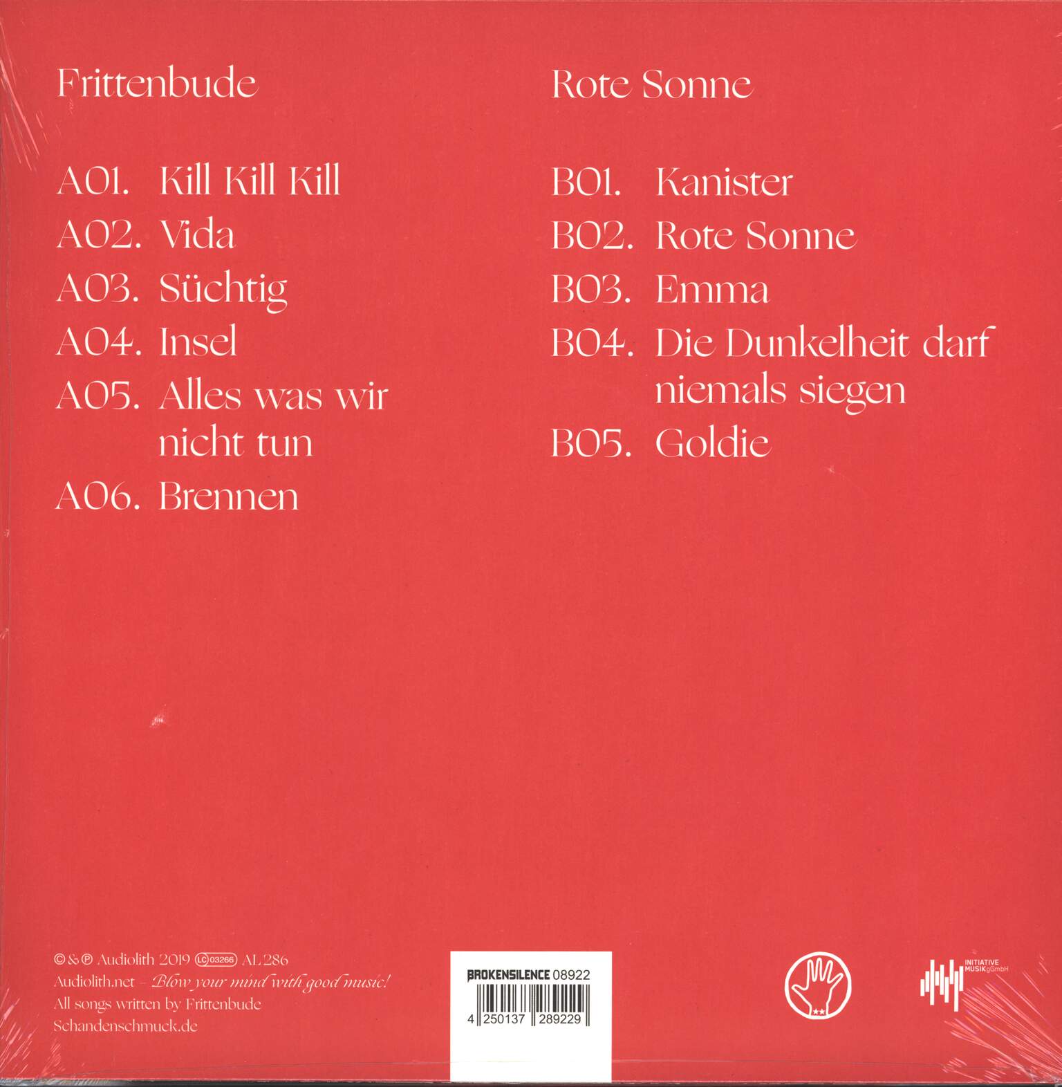 Frittenbude: Rote Sonne, 1×LP (Vinyl), 1×7" Single (Vinyl)
