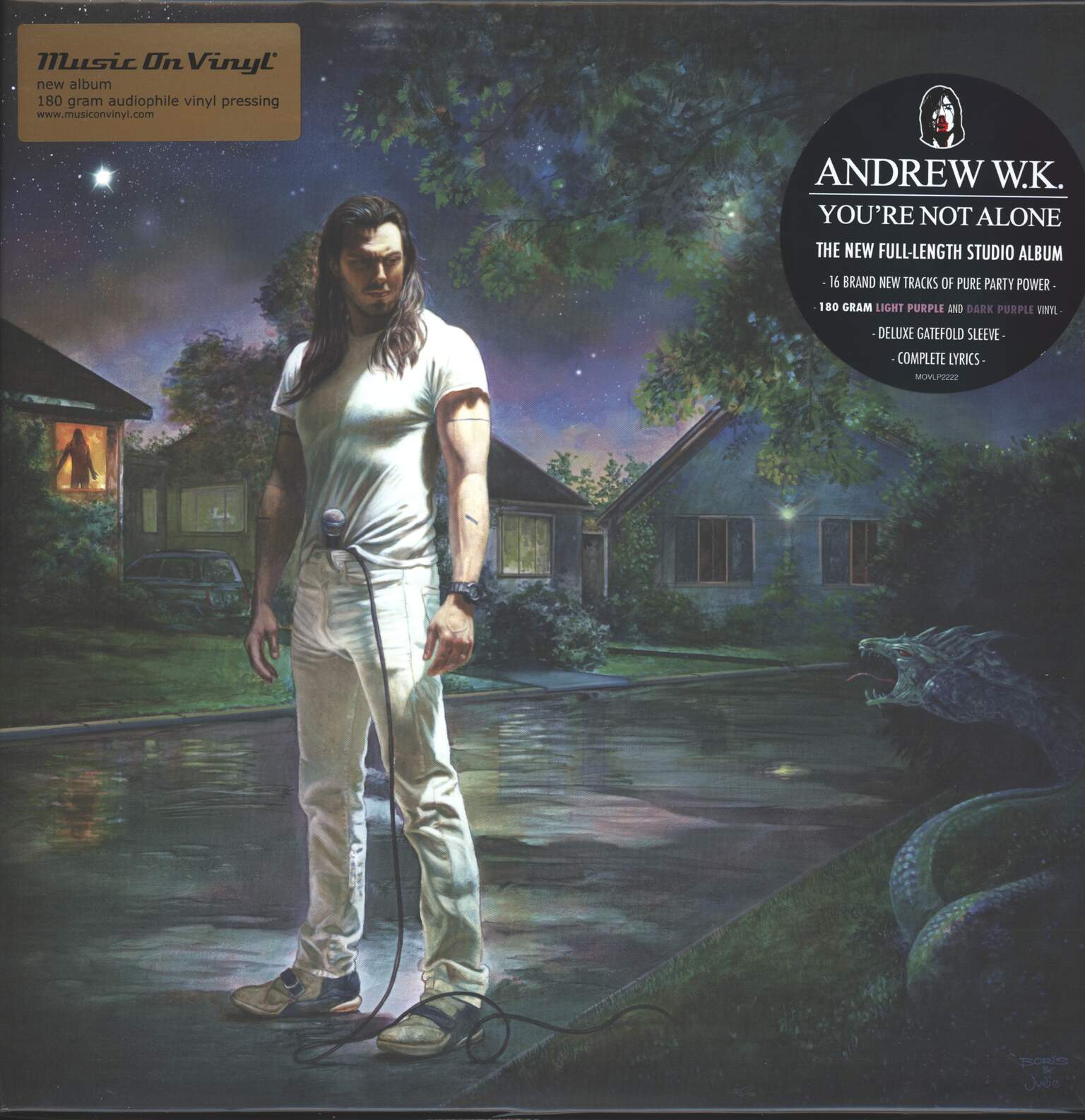 Andrew W.K.: You're Not Alone, 1×LP (Vinyl), 1×LP (Vinyl)