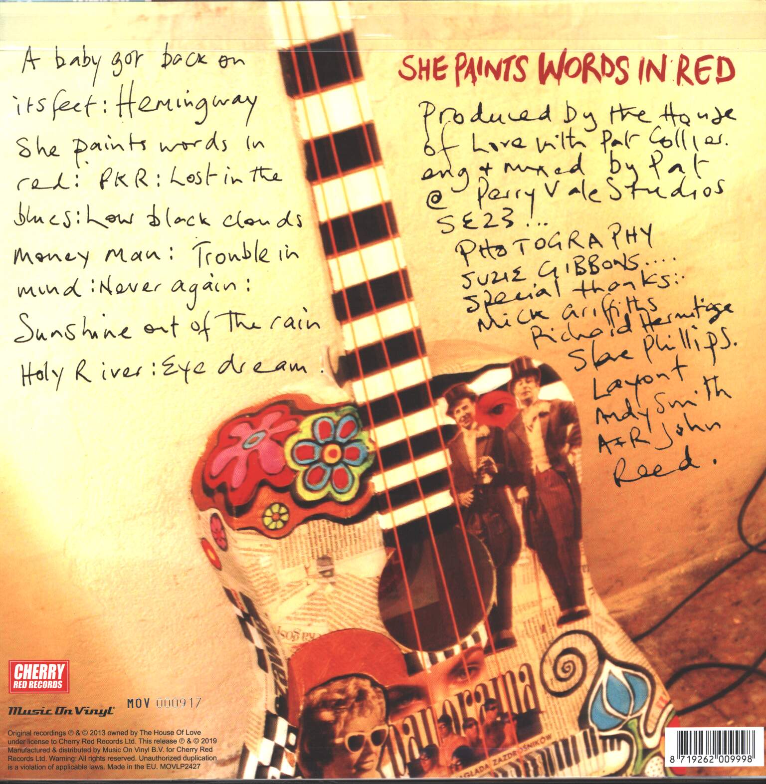 The House Of Love: She Paints Words In Red, 1×LP (Vinyl)
