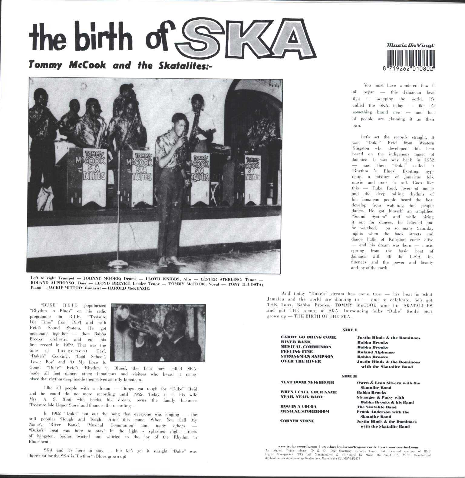 Various: The Birth Of Ska, 1×LP (Vinyl)