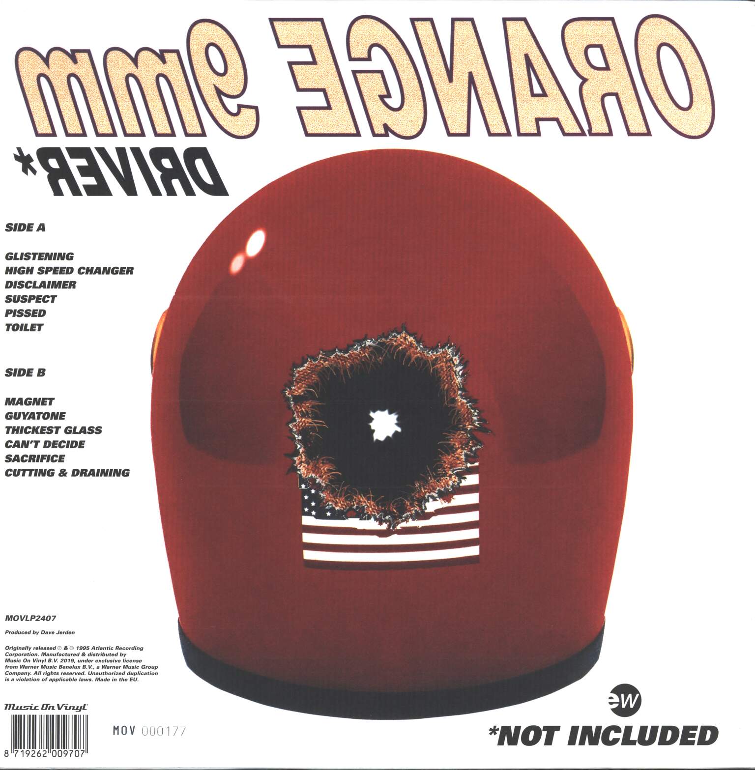 Orange 9mm: Driver Not Included, 1×LP (Vinyl)