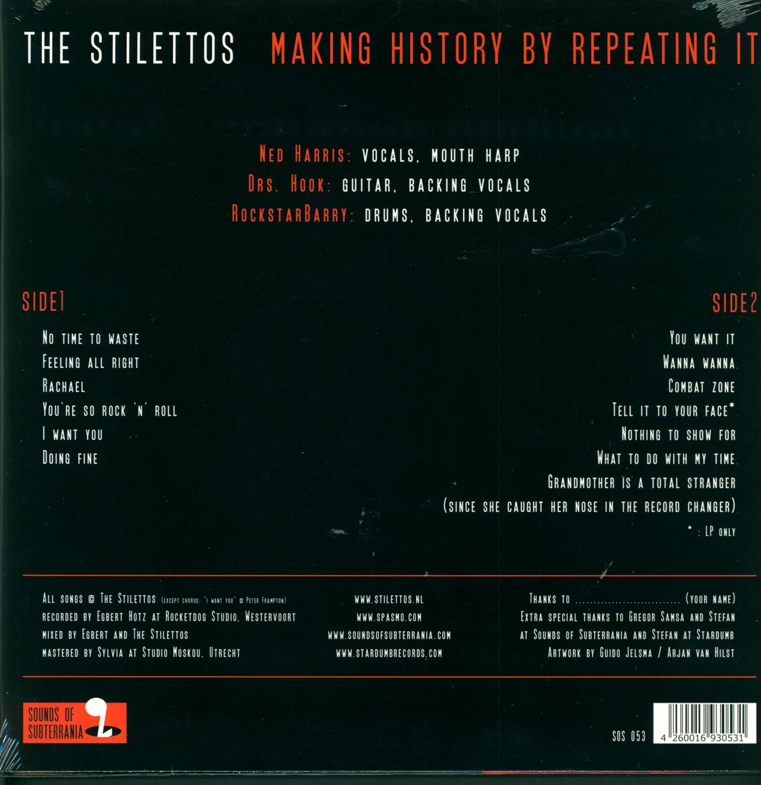 The Stilettos: Making History By Repeating It, 1×LP (Vinyl)