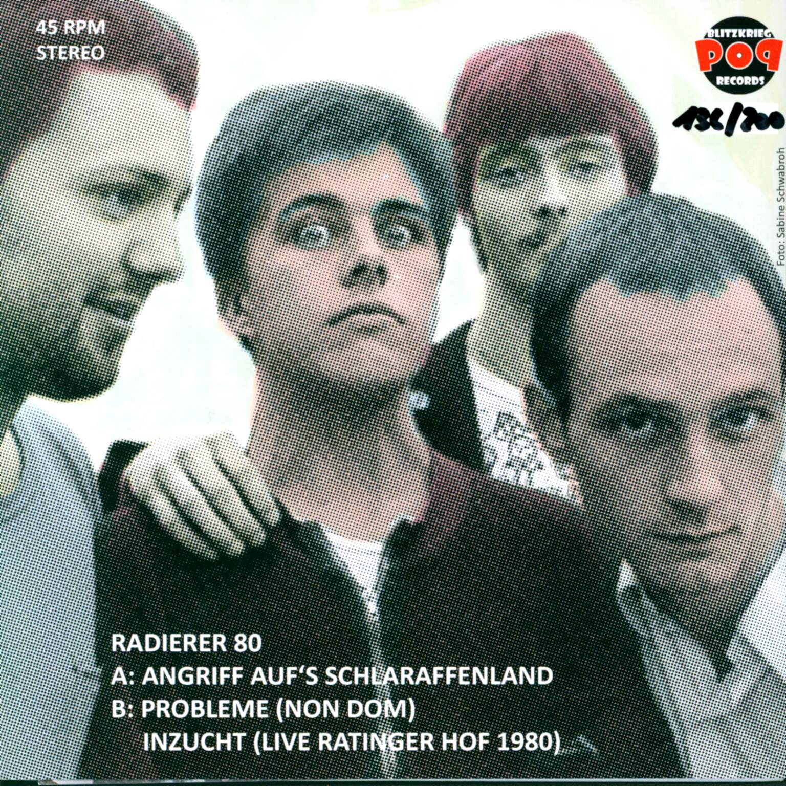 Die Radierer: Radierer 80, 1×7" Single (Vinyl)