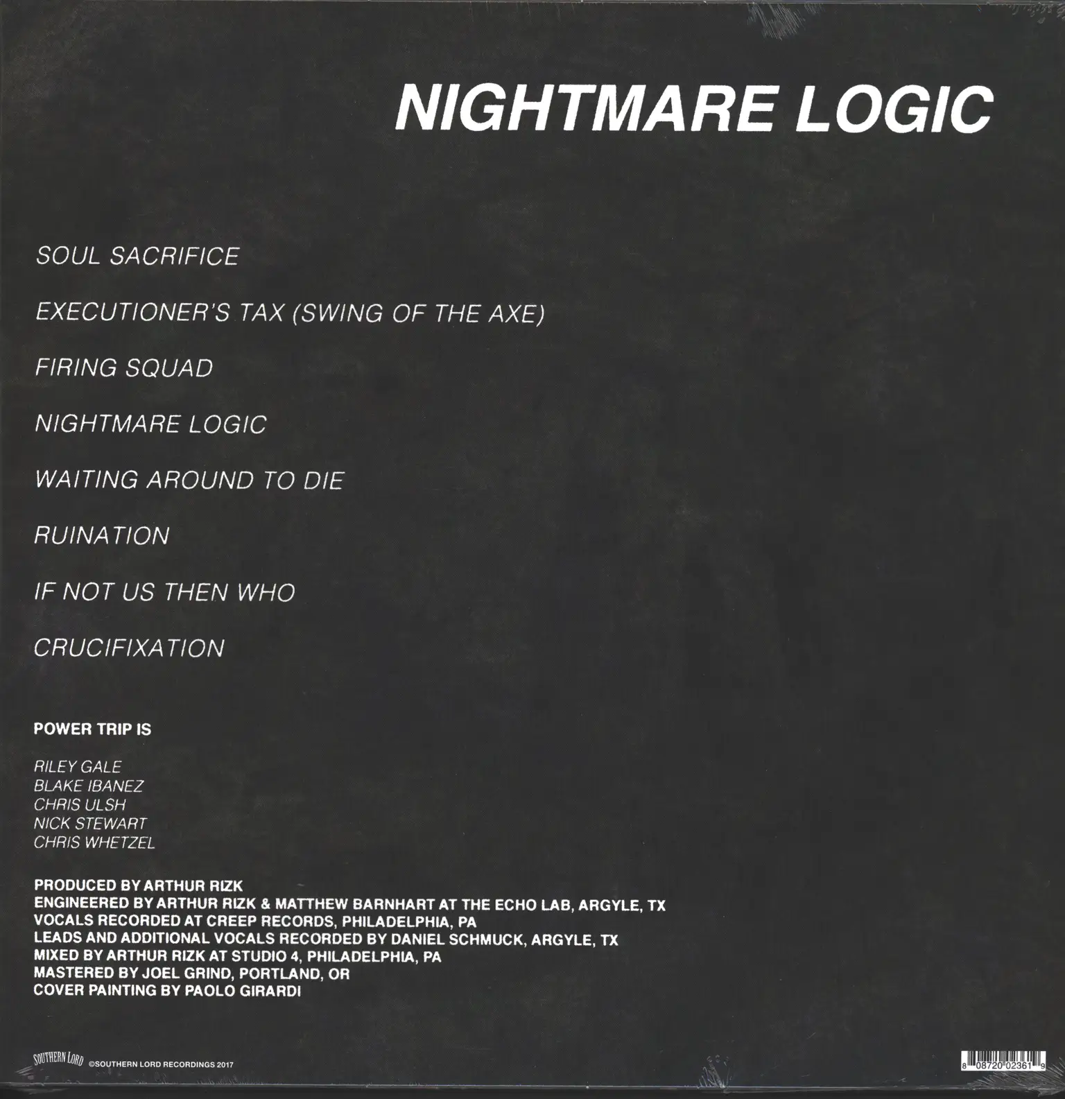 Power Trip: Nightmare Logic, 1×LP (Vinyl)