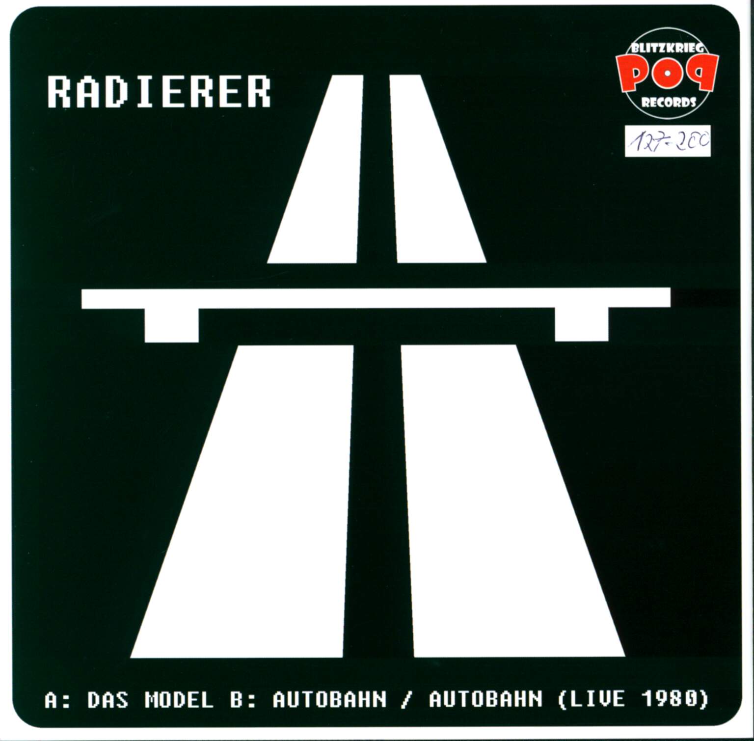 Die Radierer: Das Model, 1×7" Single (Vinyl)