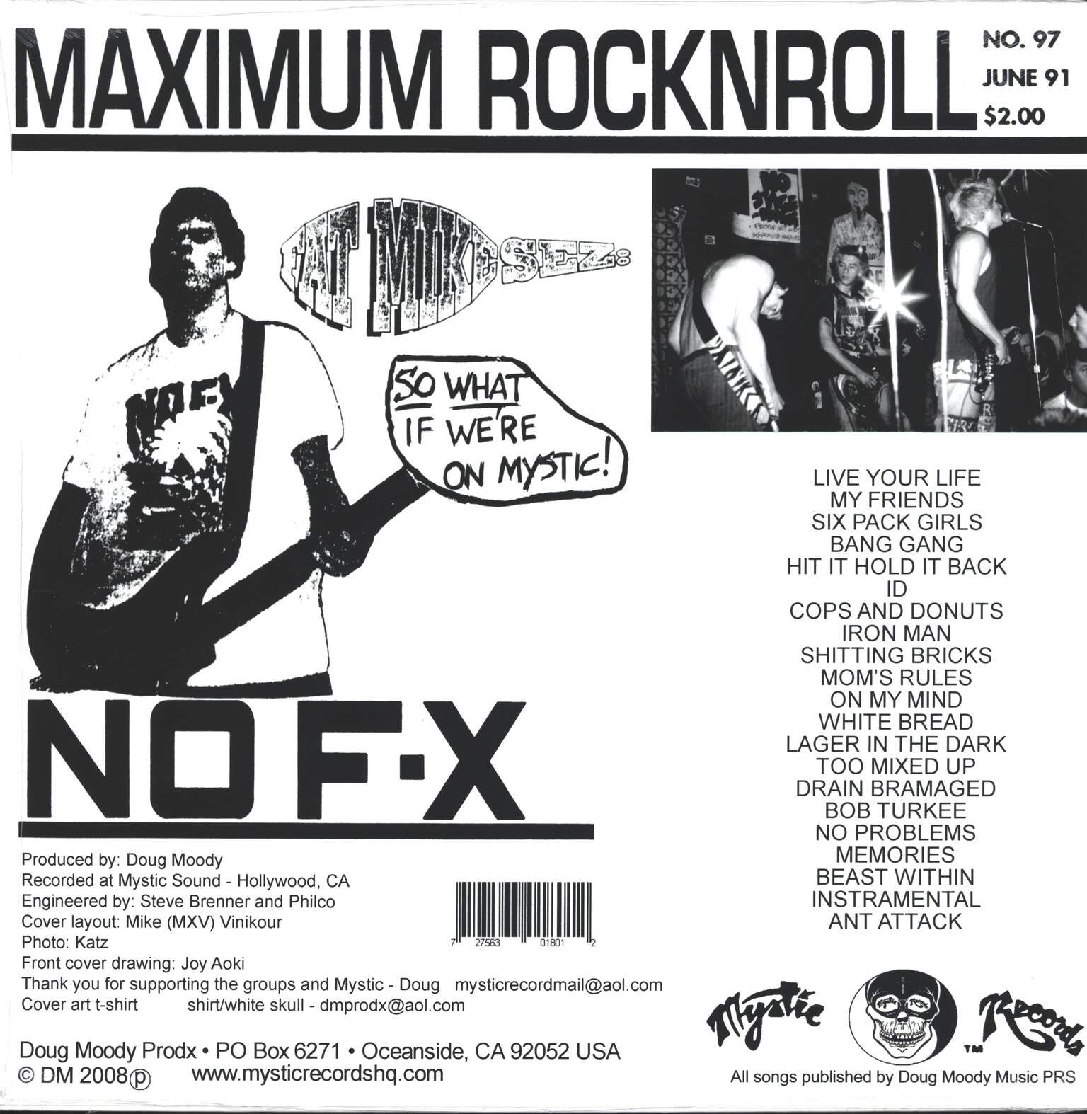 NOFX: Maximum Rocknroll, 1×LP (Vinyl)