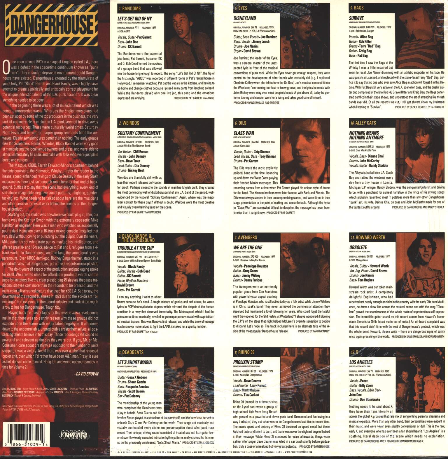 Various: Dangerhouse Volume One, LP (Vinyl)